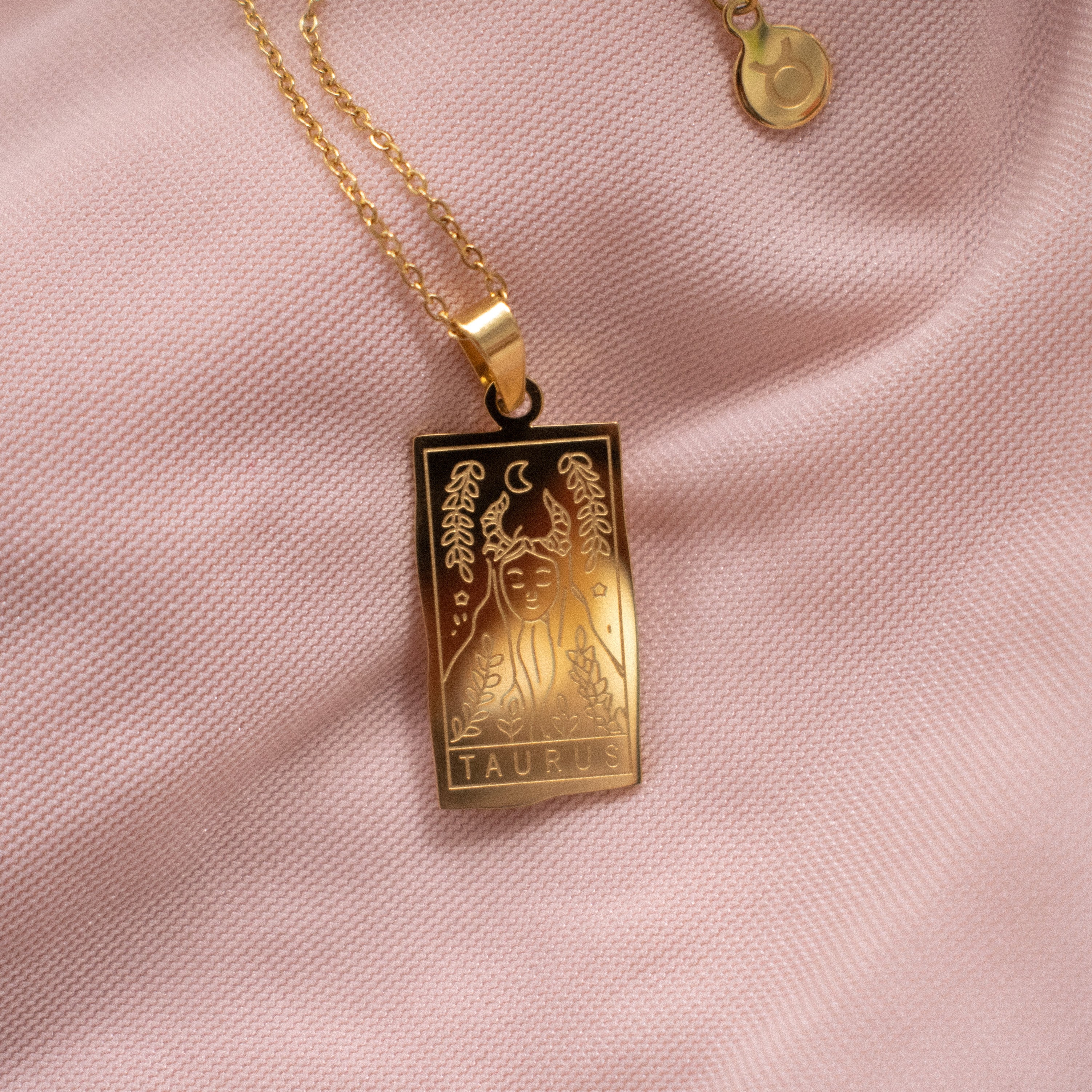 “Calderon” Astrology Tablet Necklace