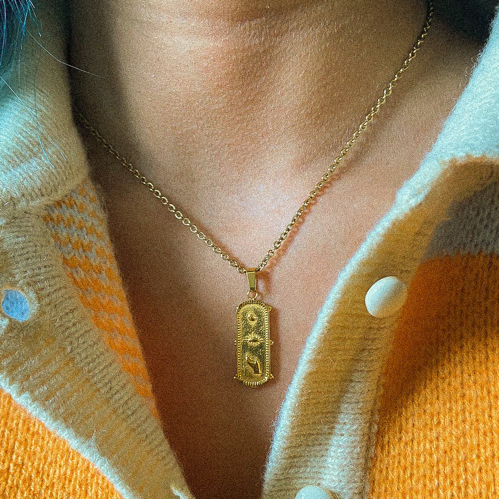 "Yazmin" Mystic Tablet Necklace