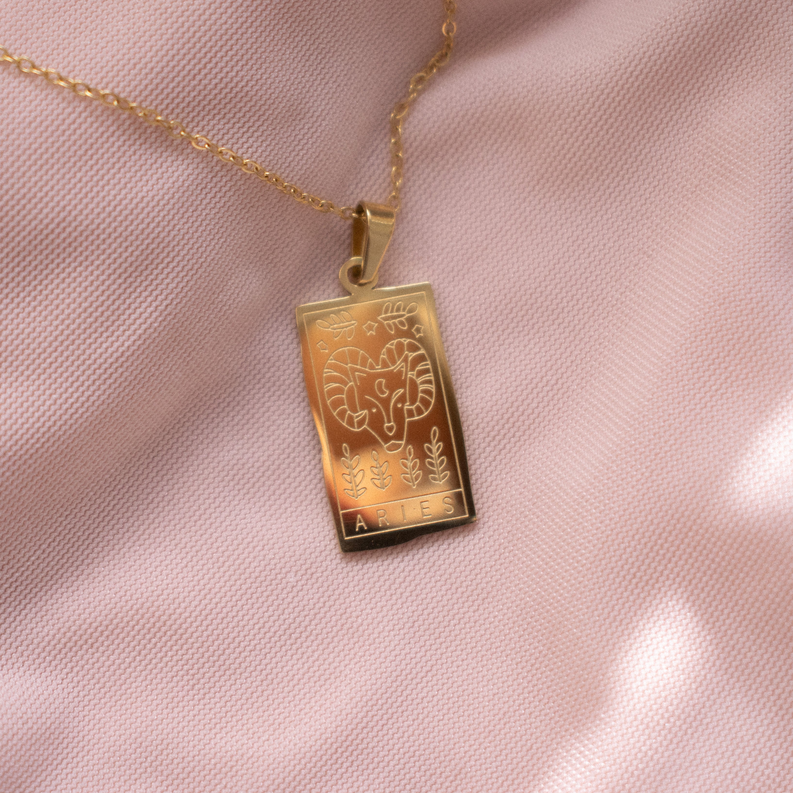 “Calderon” Astrology Tablet Necklace