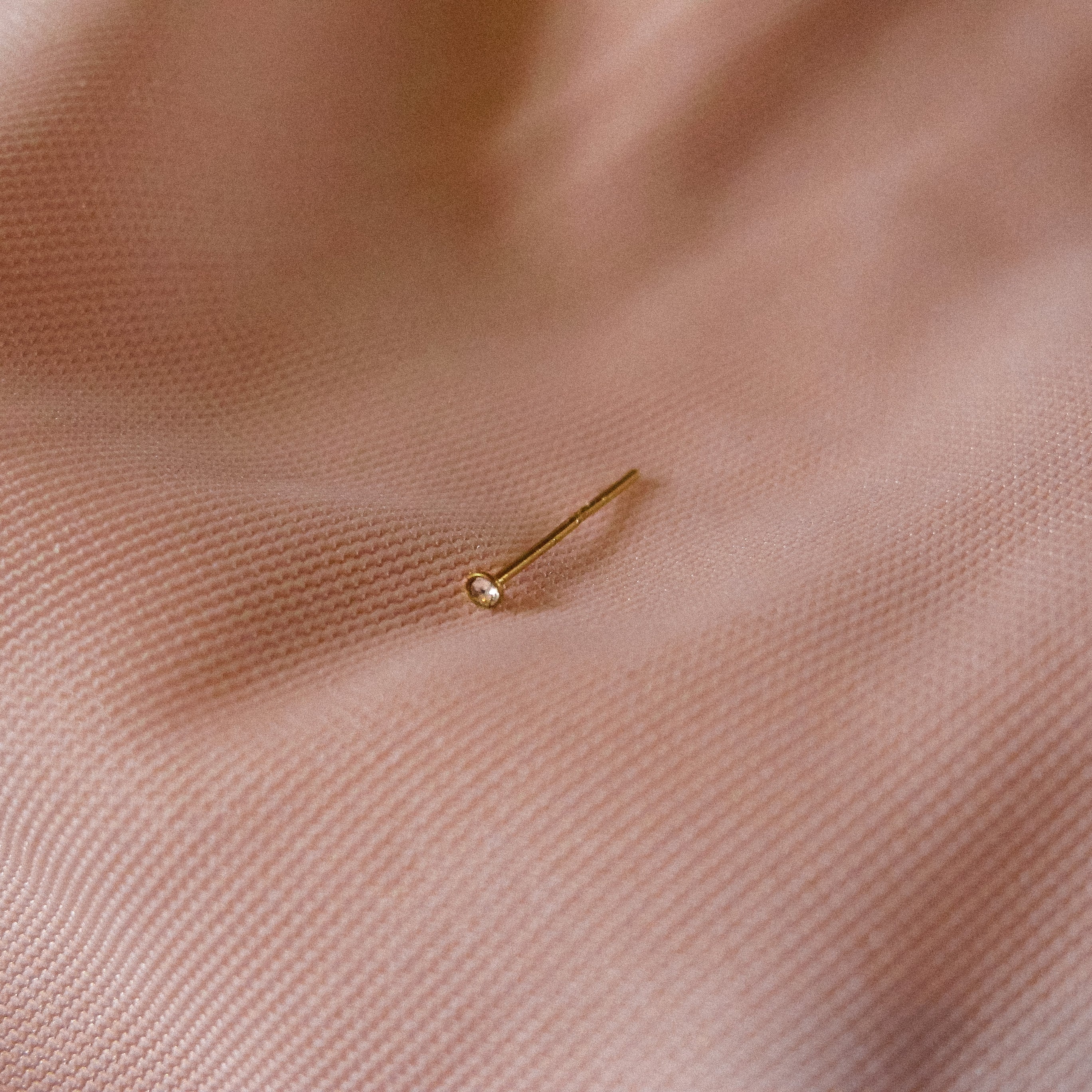 “Goddess” Gold Sterling Silver Nose Stud