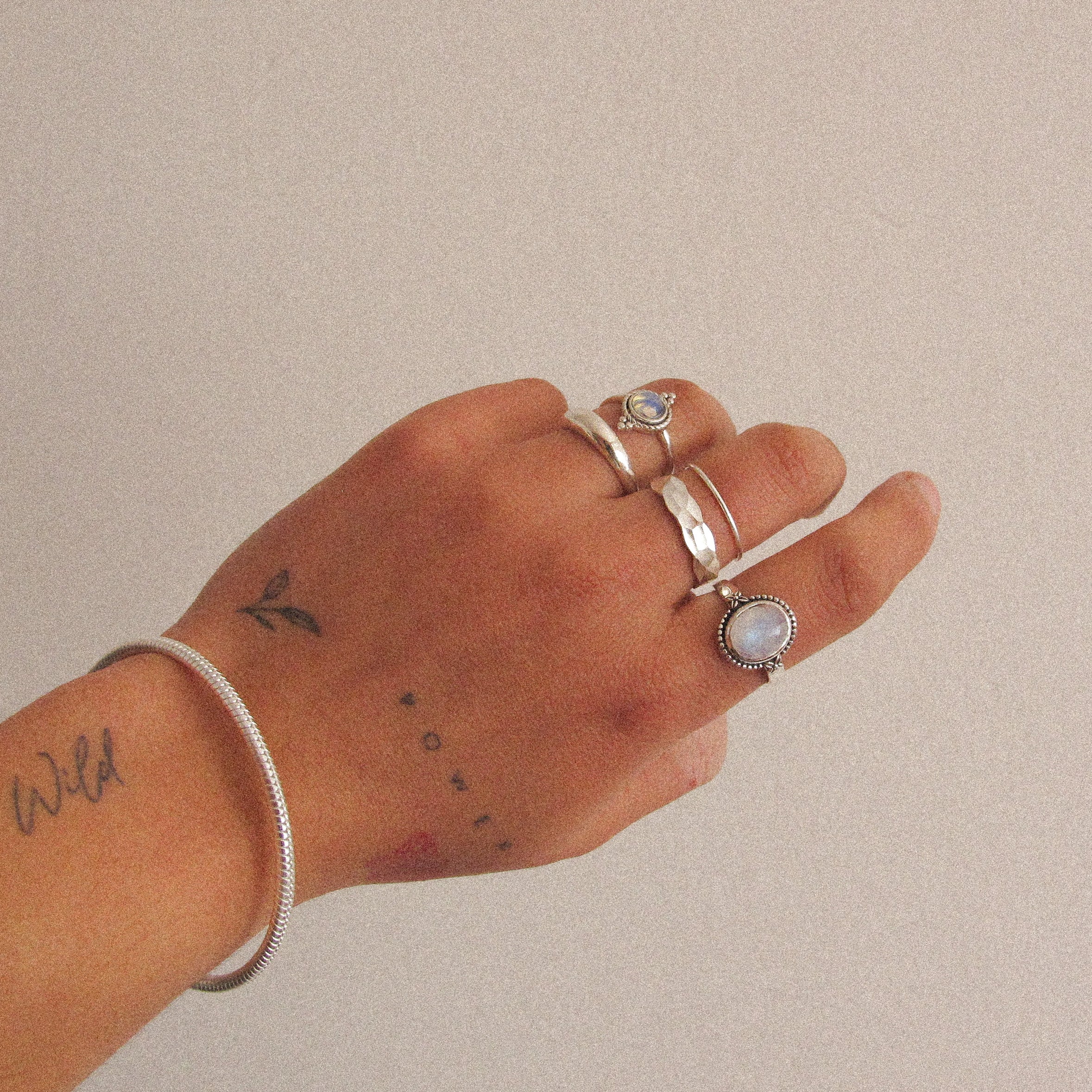 “Keya" Sterling Silver Bracelet