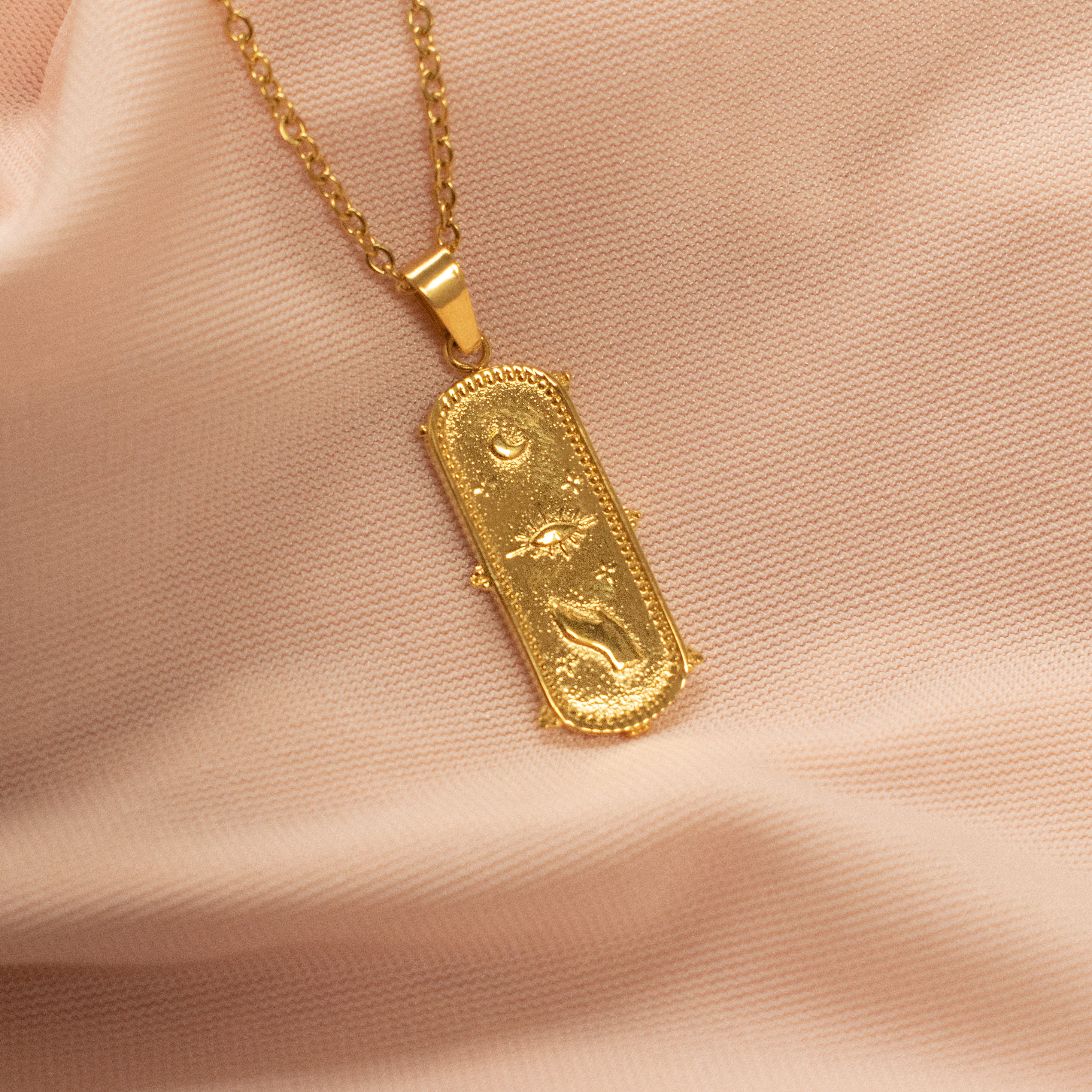 "Yazmin" Mystic Tablet Necklace