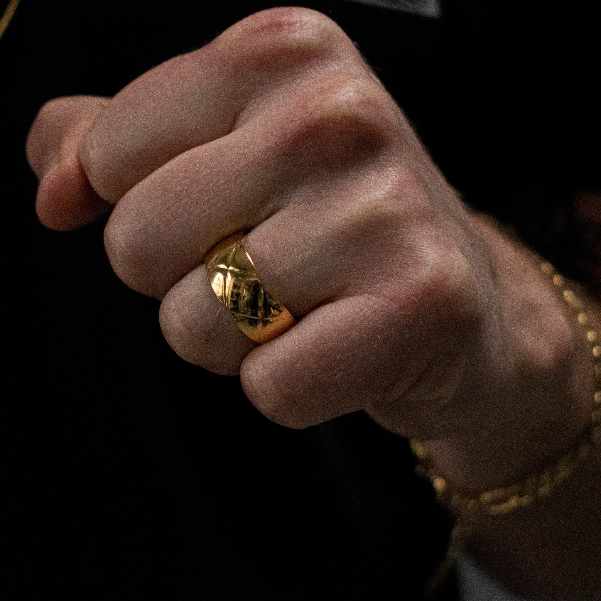 “Julius” Quilted Ring