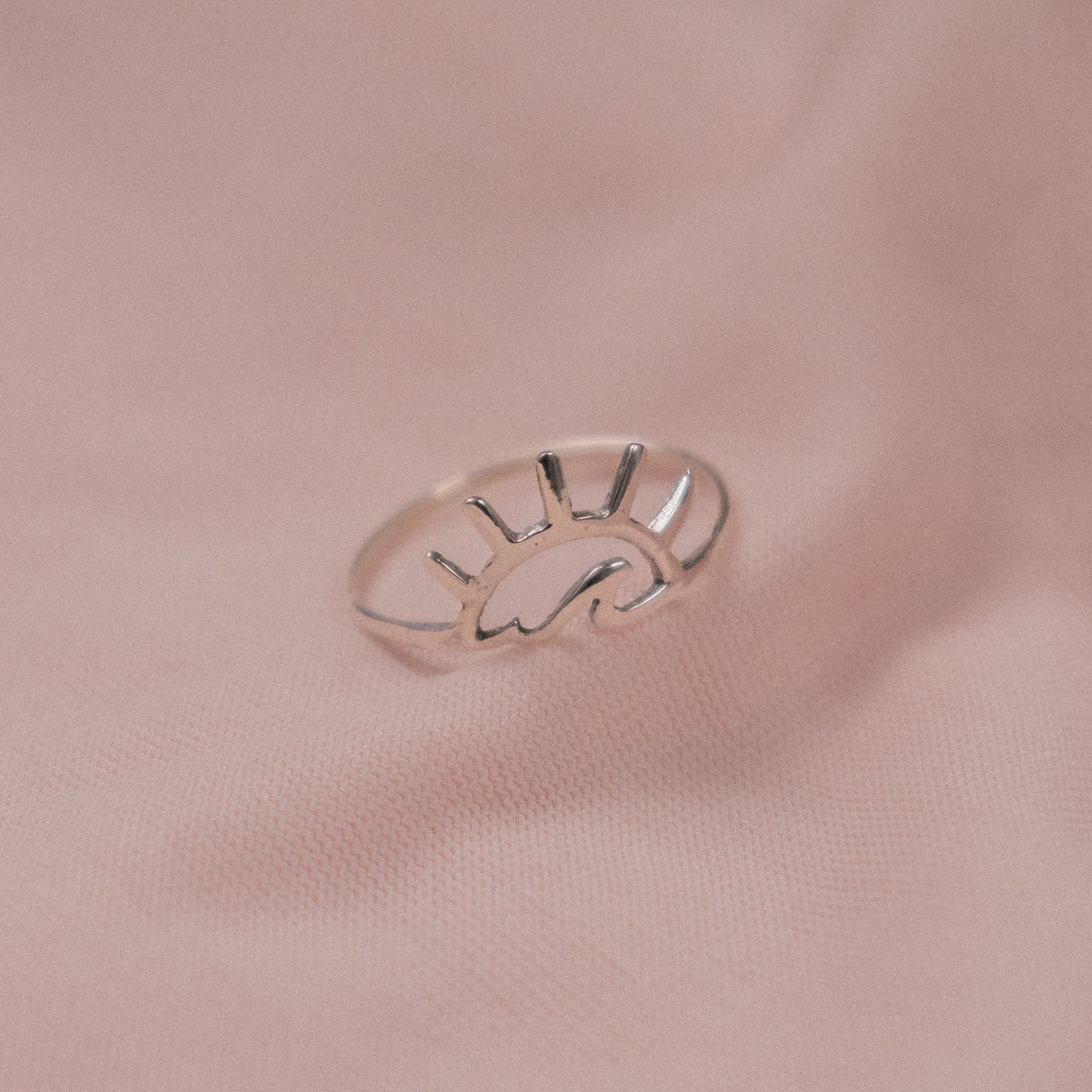 Clearance "Zendaya" Sterling Silver Sun Ring