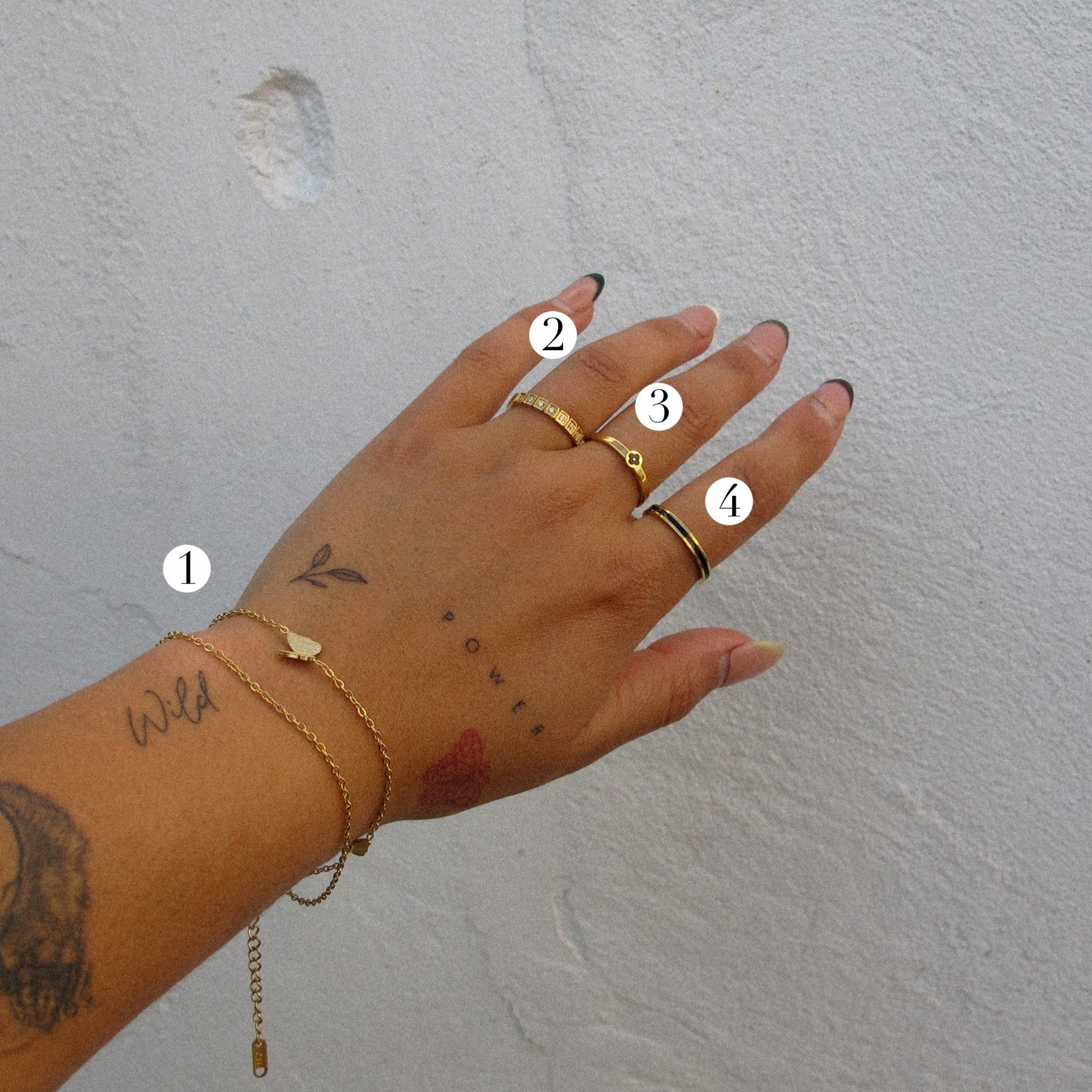 "Maisie" Square Stone Ring