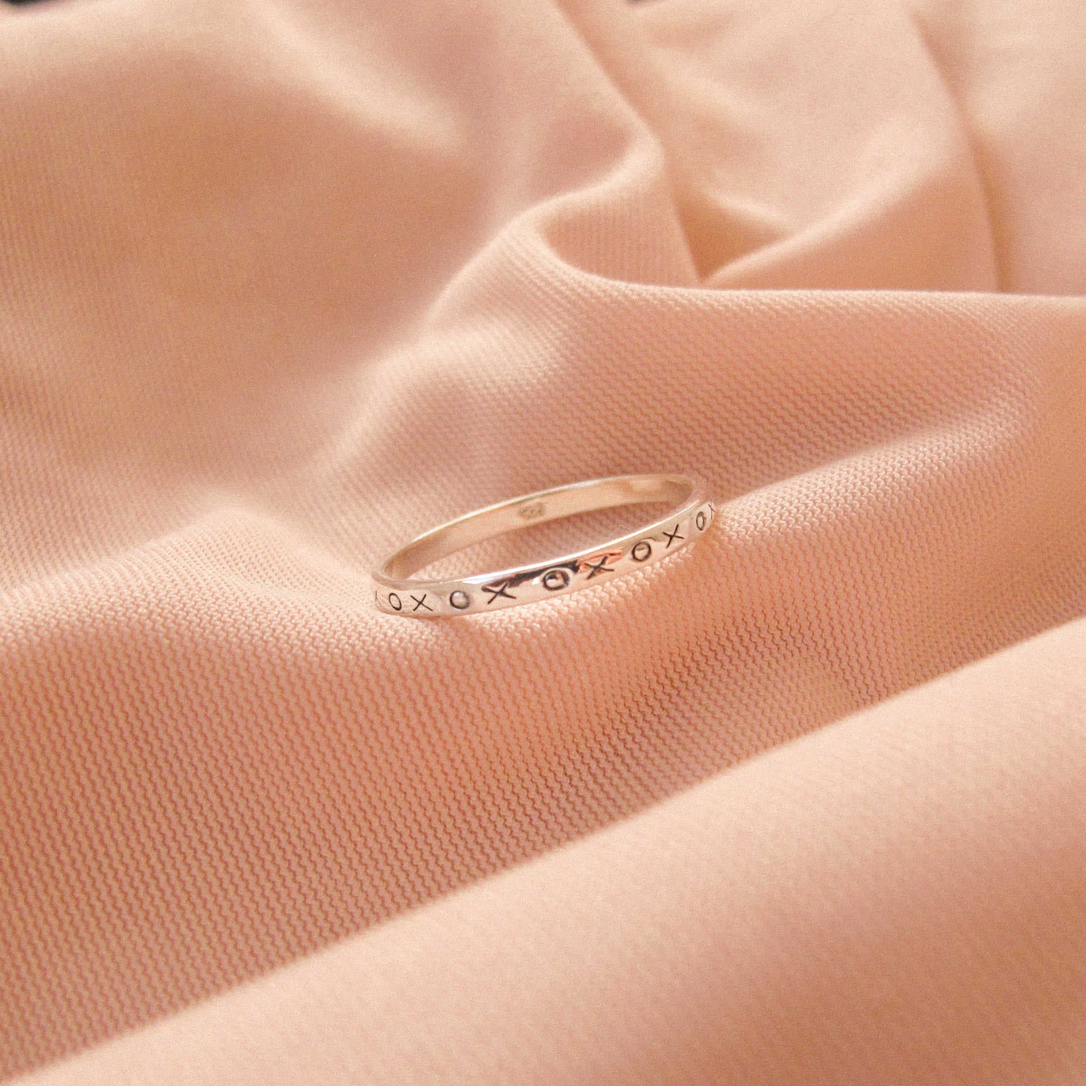 "XOXO" Sterling Silver Ring