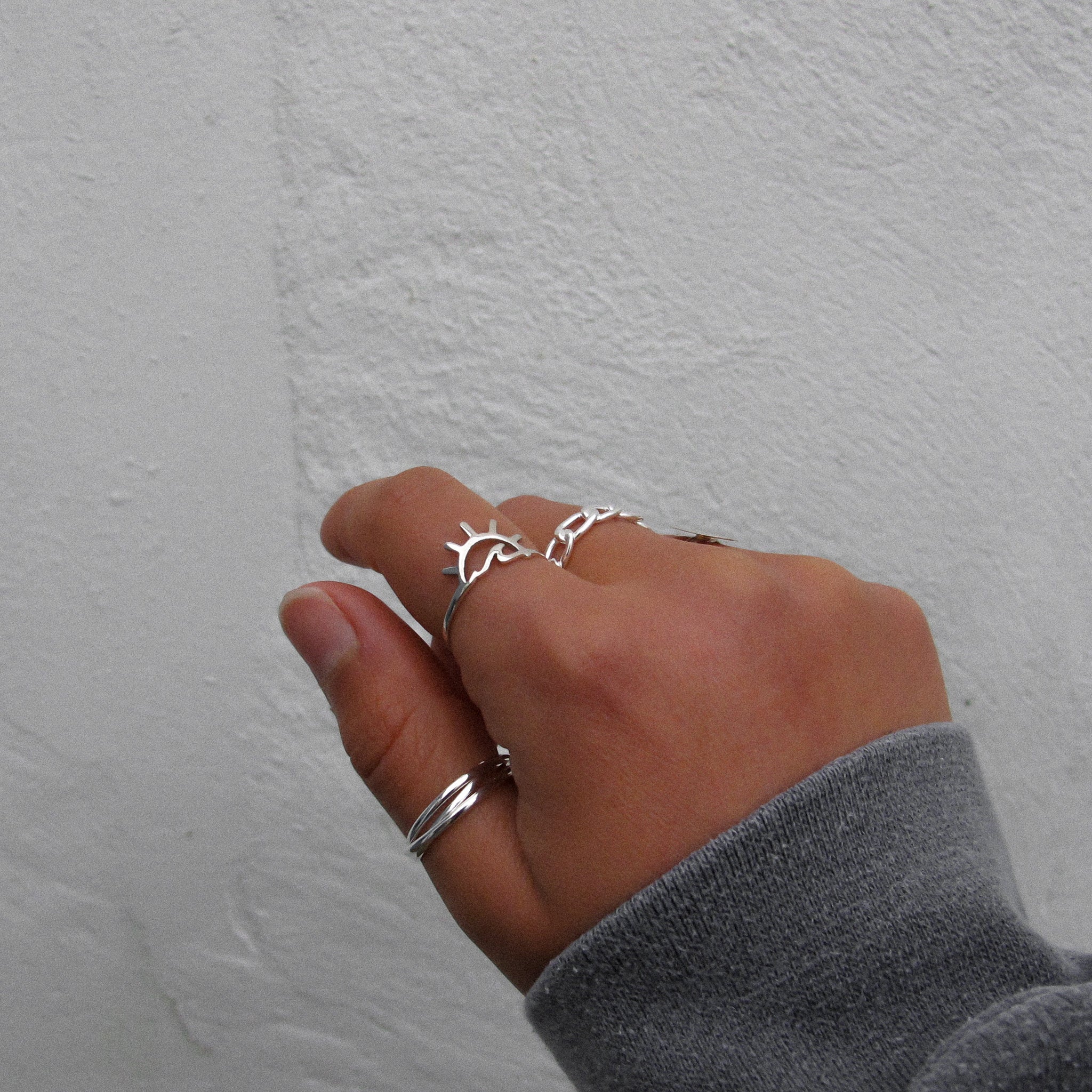 Clearance "Zendaya" Sterling Silver Sun Ring