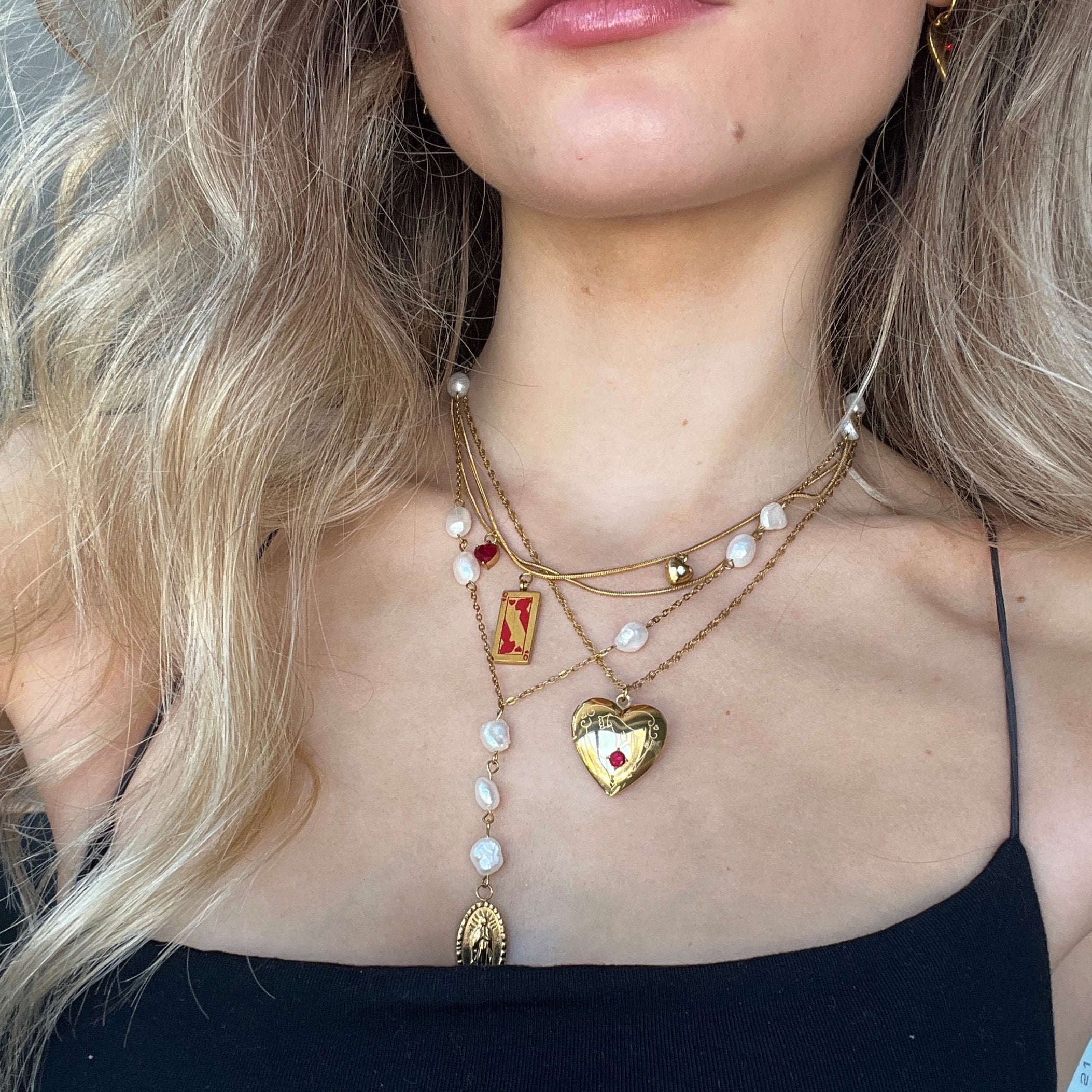 "Abbi" Queen of Hearts Necklace