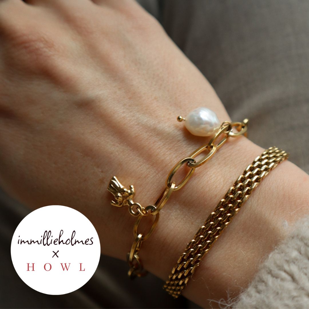 "Adina" Trio Charm Bracelet