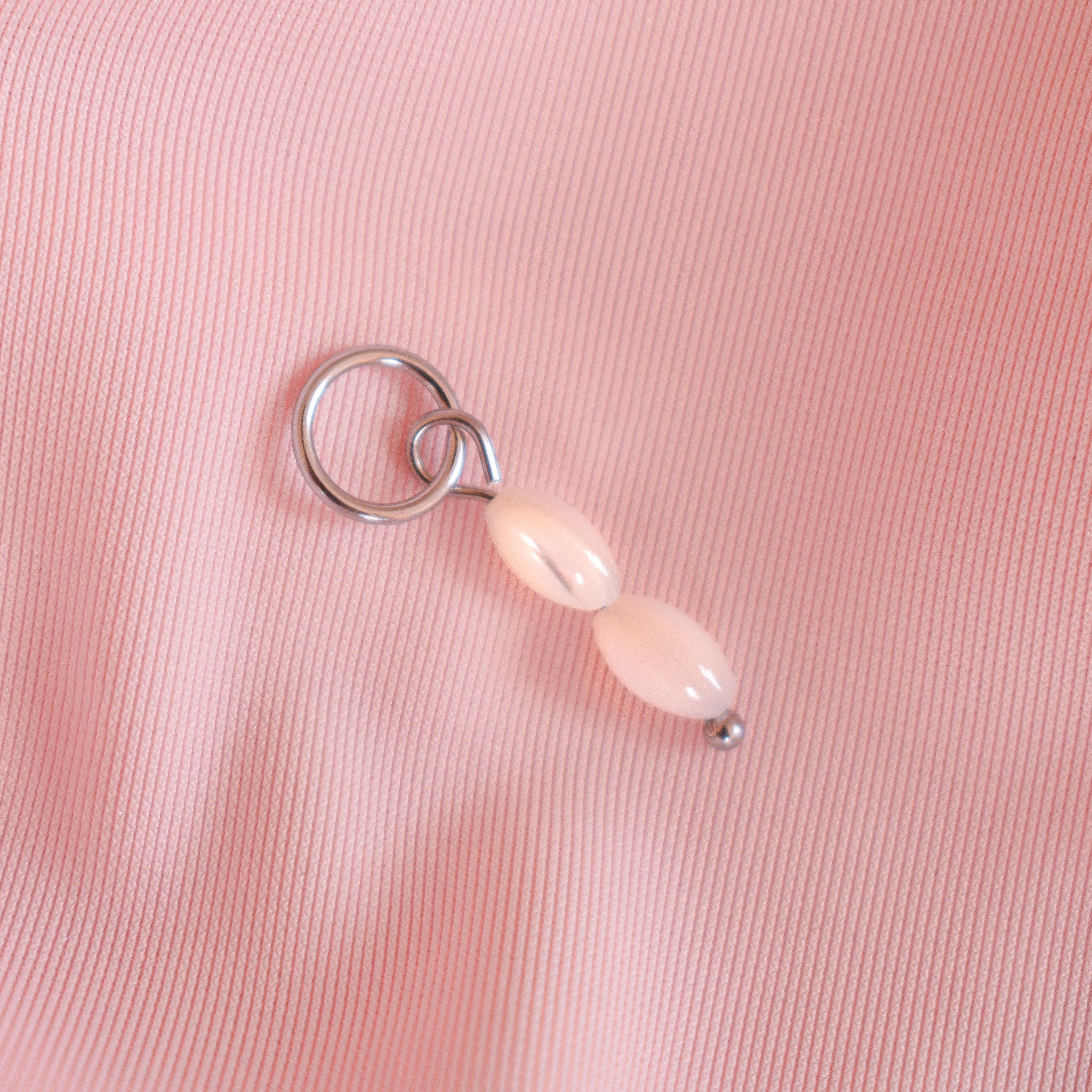 Stacked Pearl Bead Charm