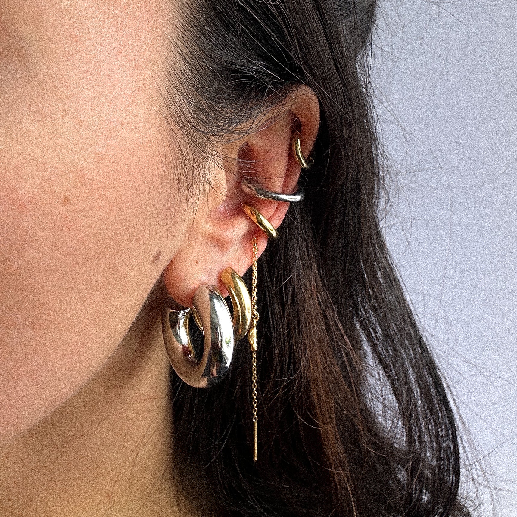 "Valeria" Chunky Hoop Earrings