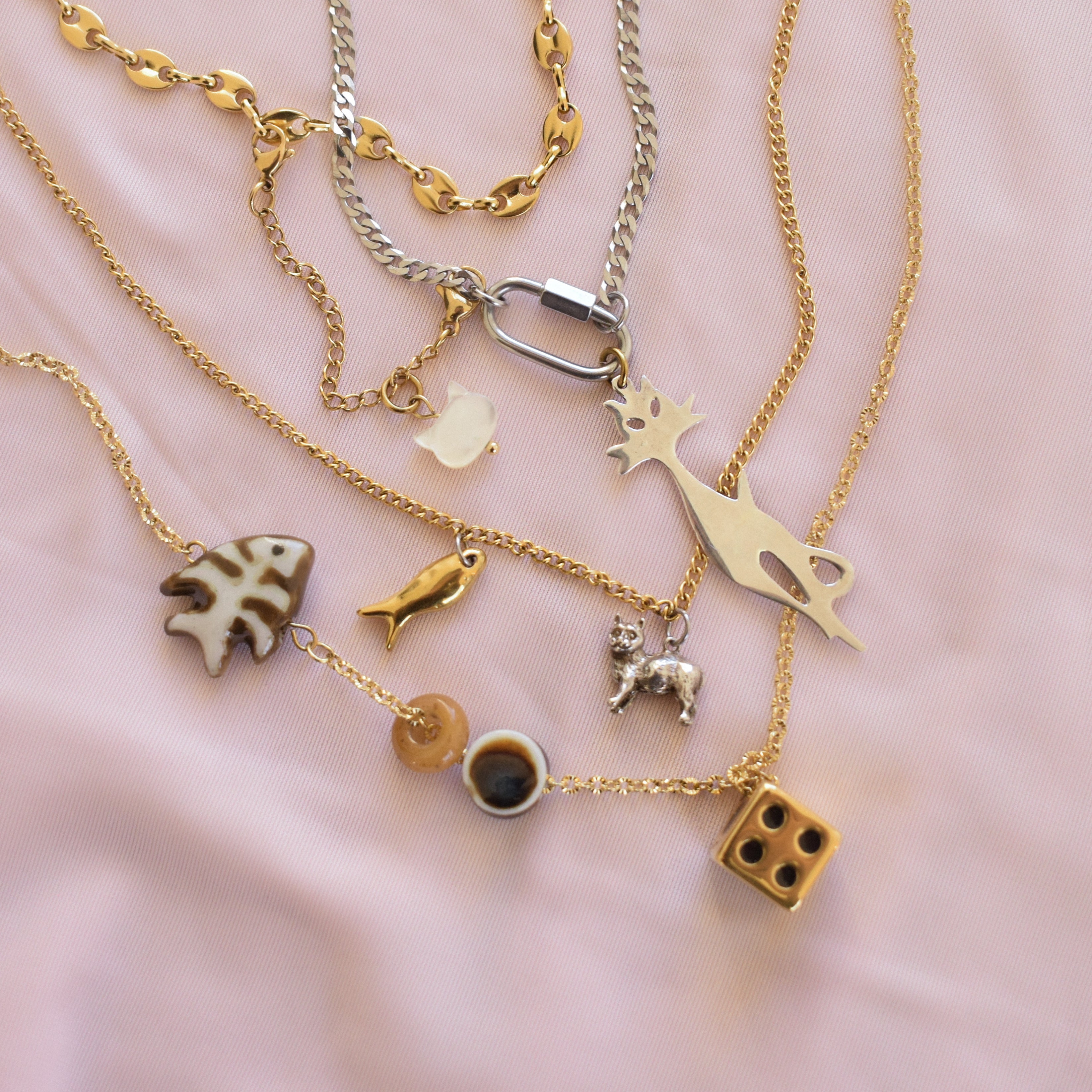 “Cat Lady” Necklace Stack