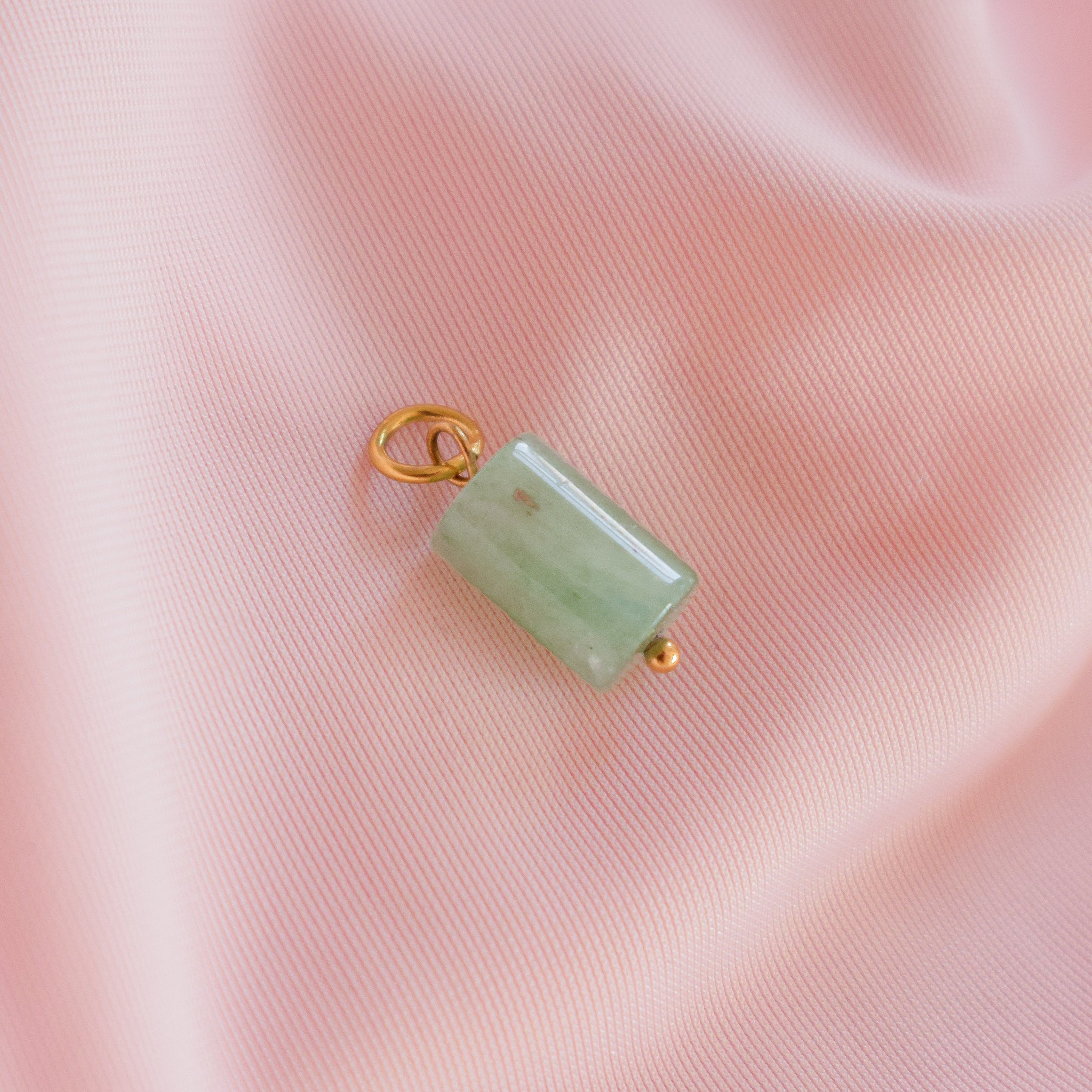 Green Stone Charm