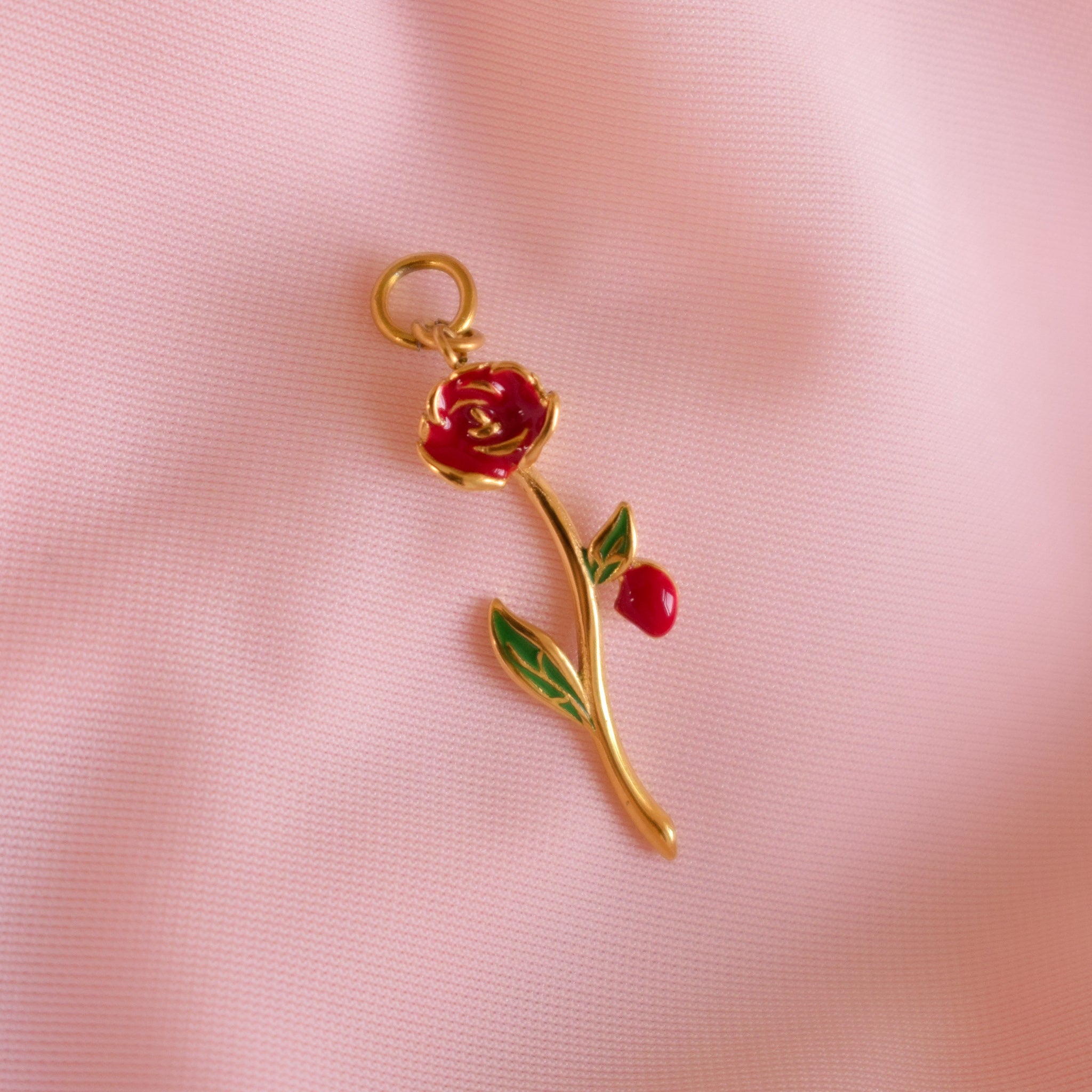 Rose Resin Charm
