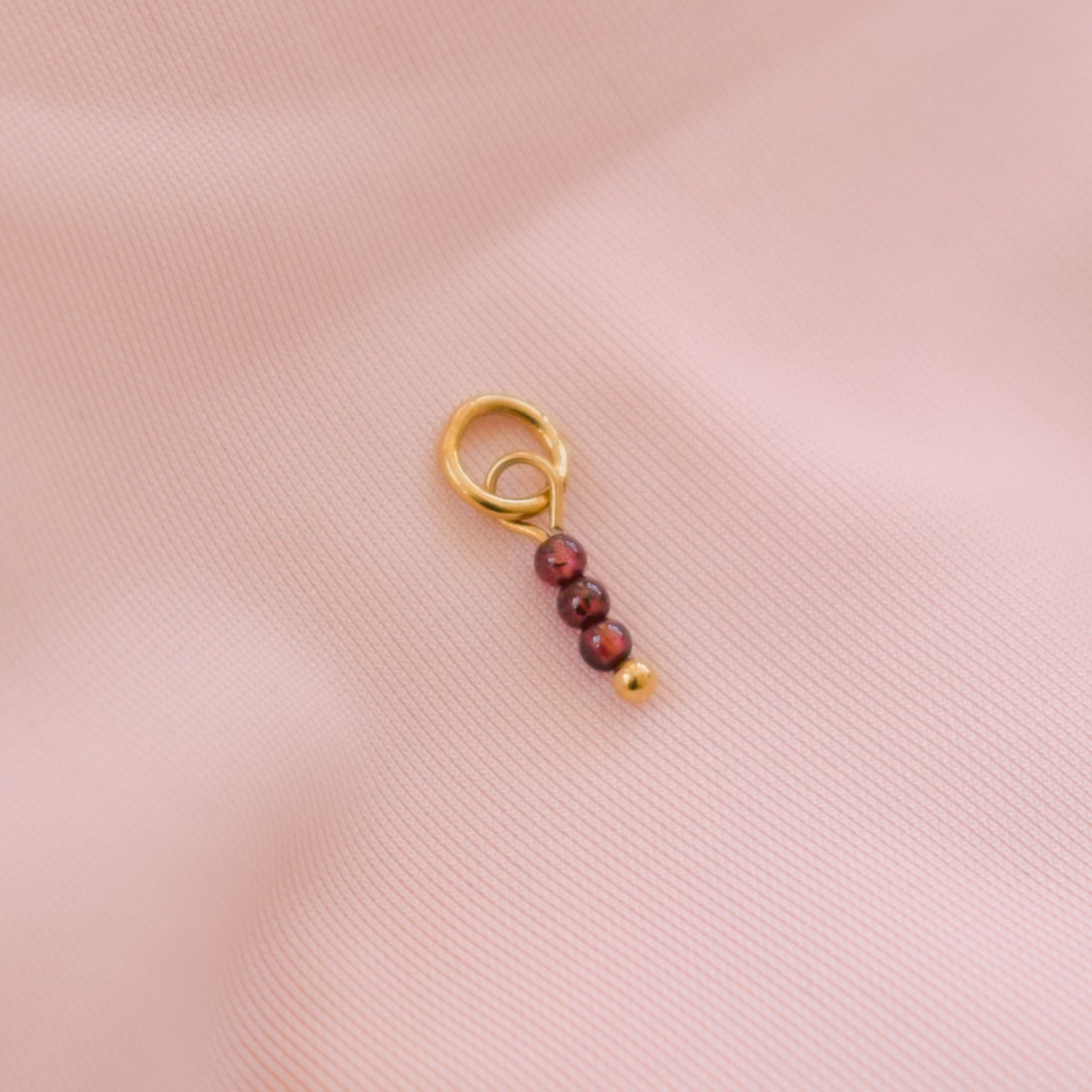 Purple Glass Bead Charm