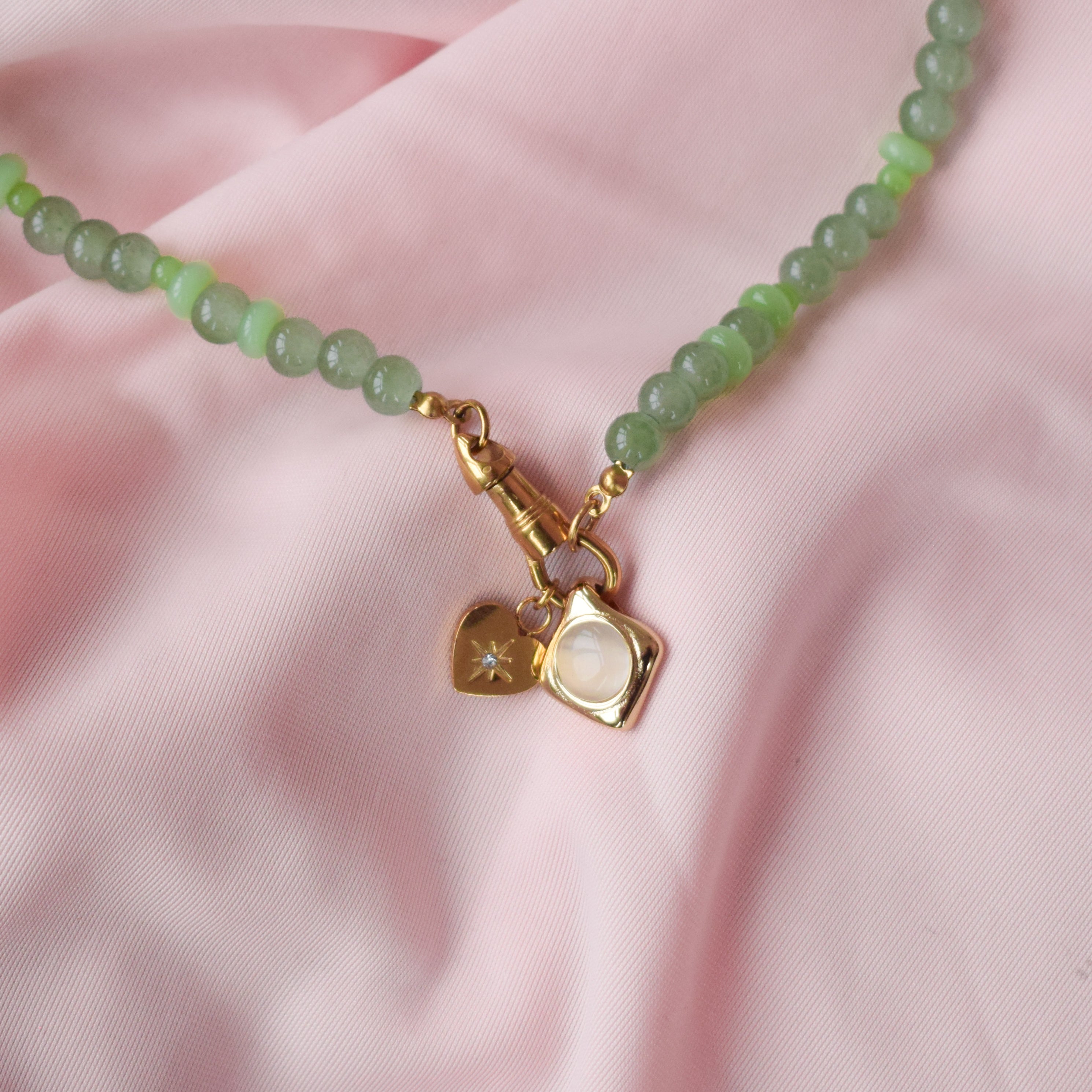 "Ivy" Adjustable Stone Necklace