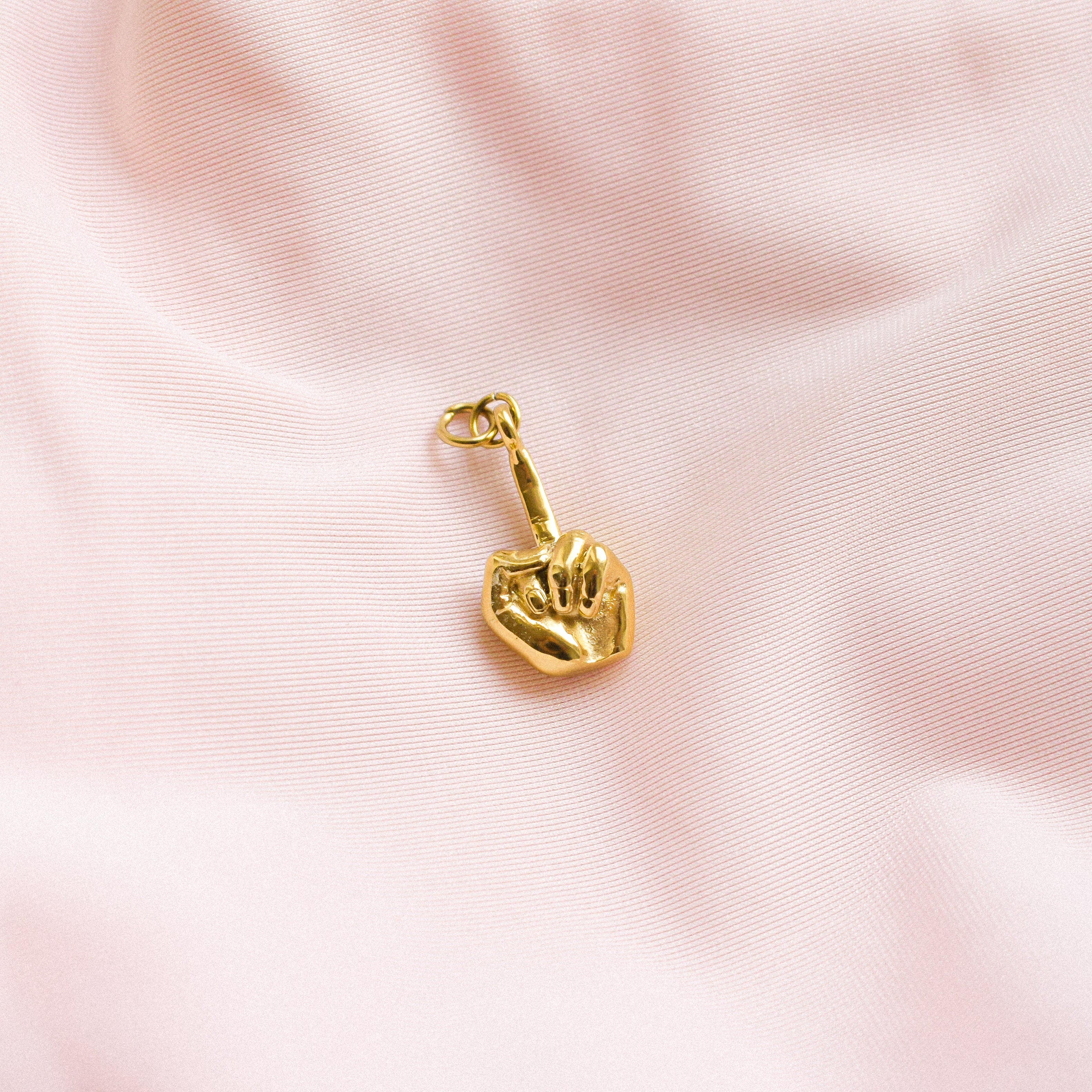 Middle Finger Charm