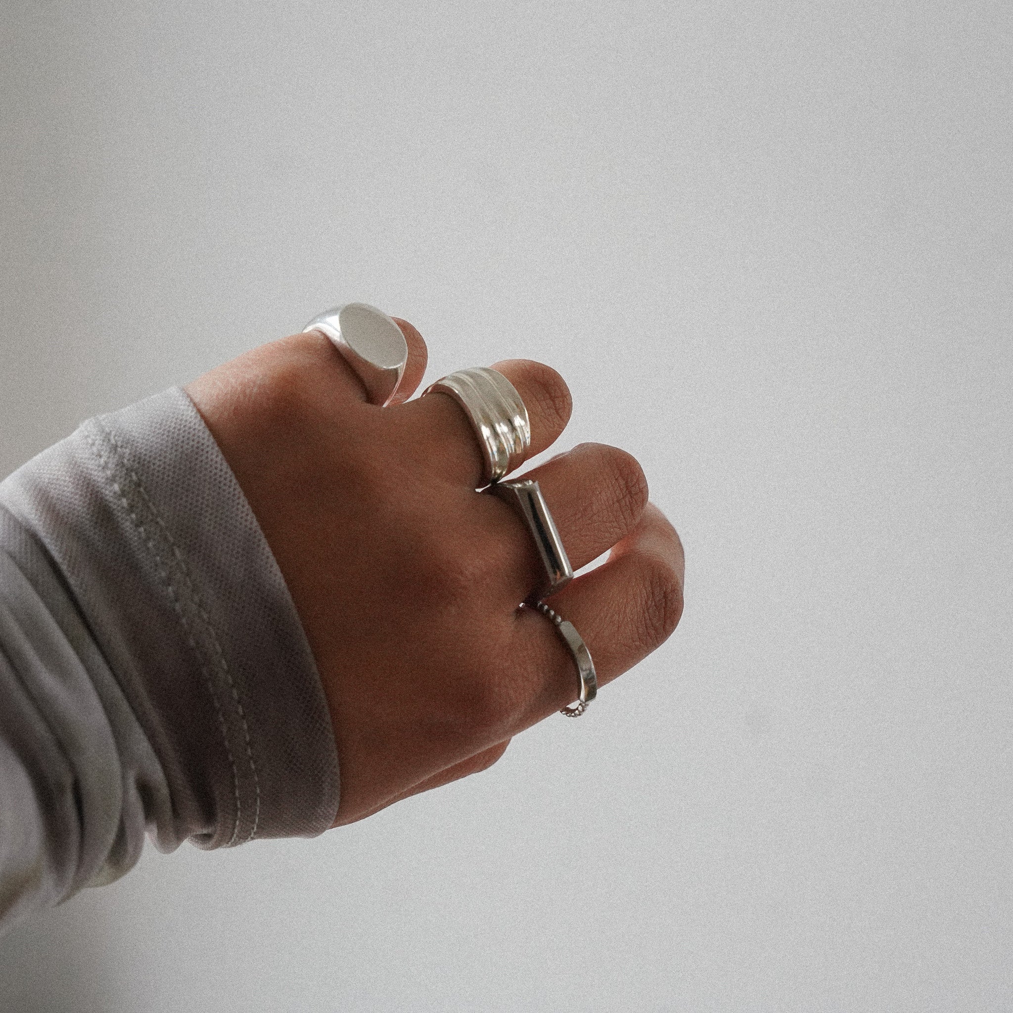 "Signal" Silver Ring