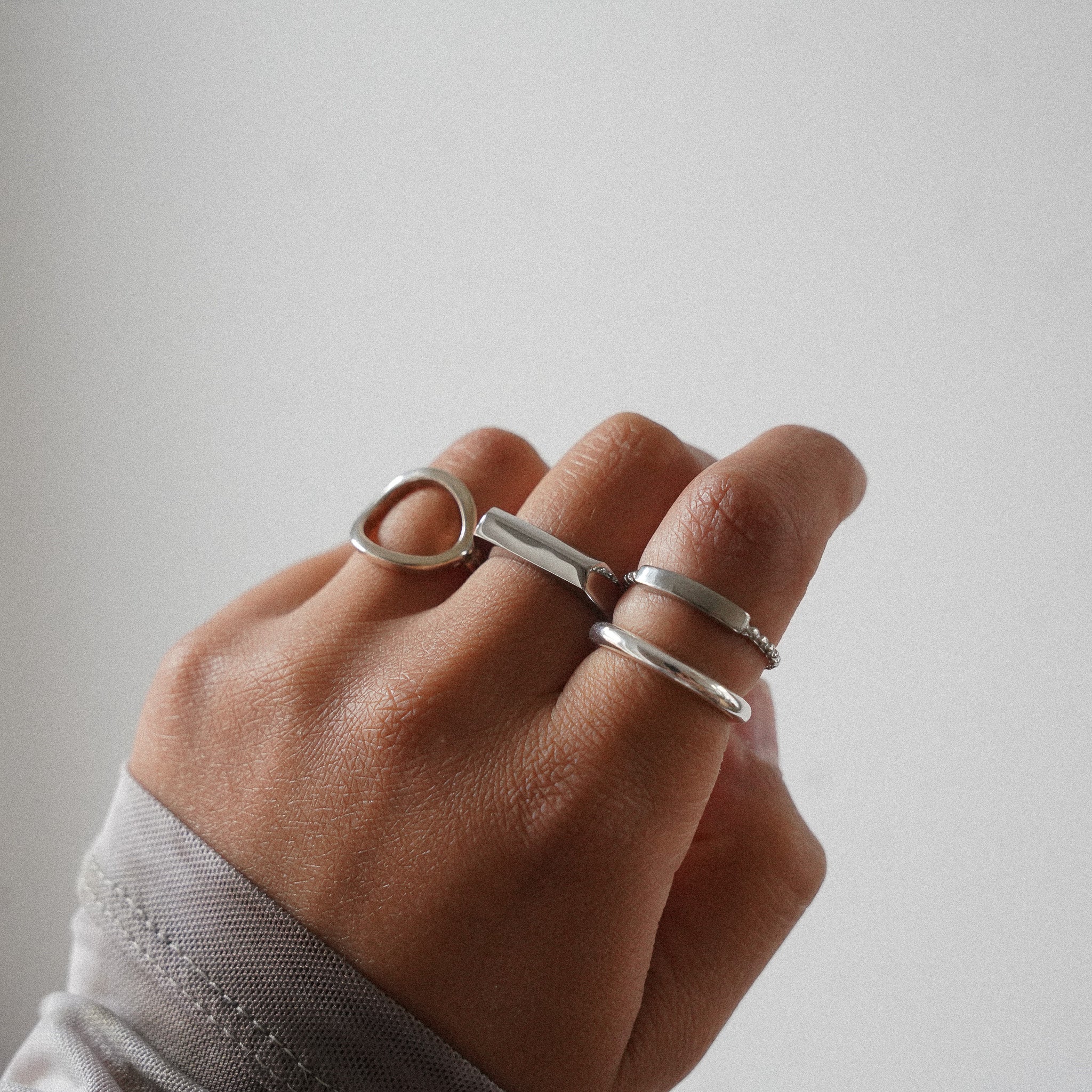 "Macy” Sterling Silver Chunky Ring