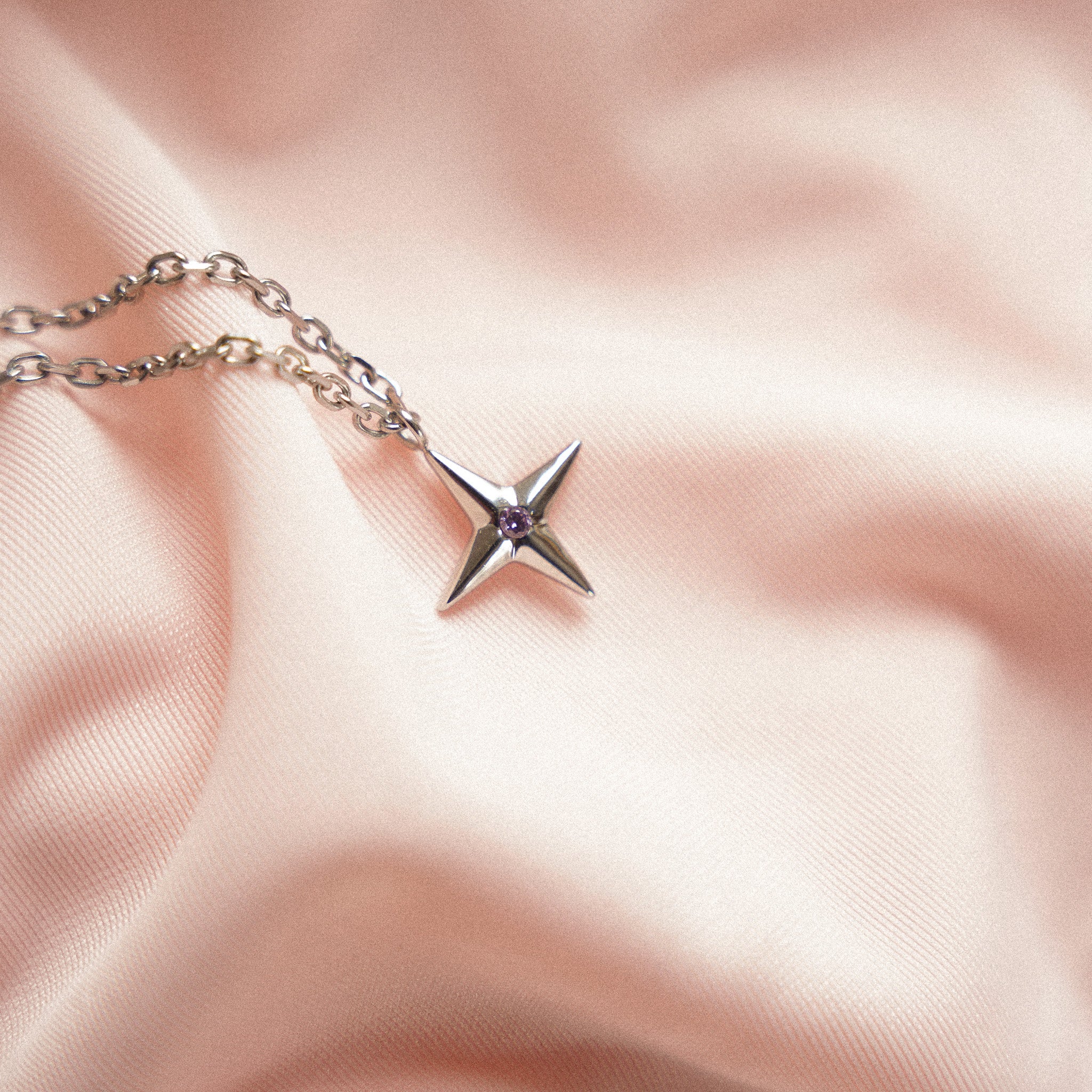 "Gazer” Lilac Multi Necklace
