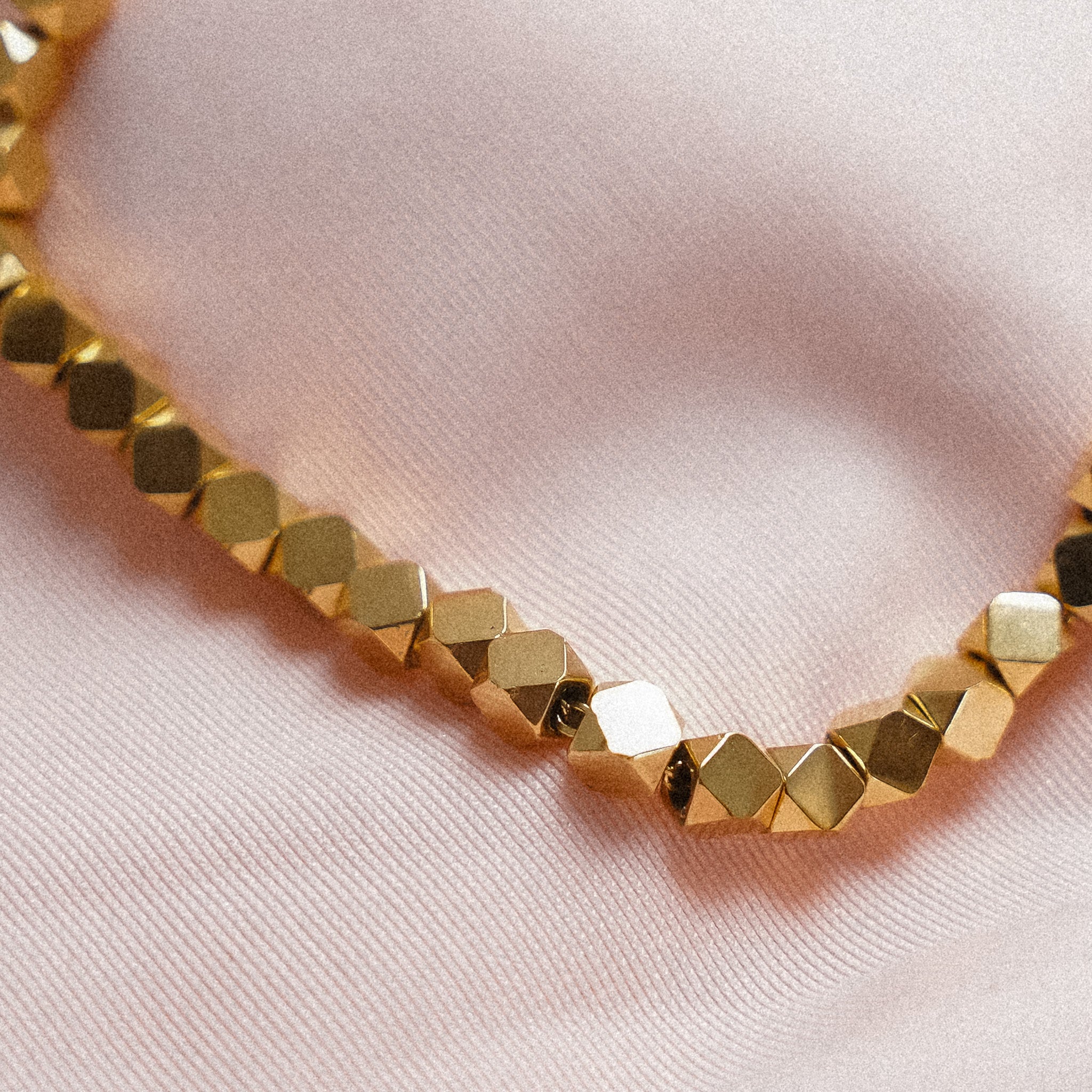 “Inako” Abstract Faceted Bracelet