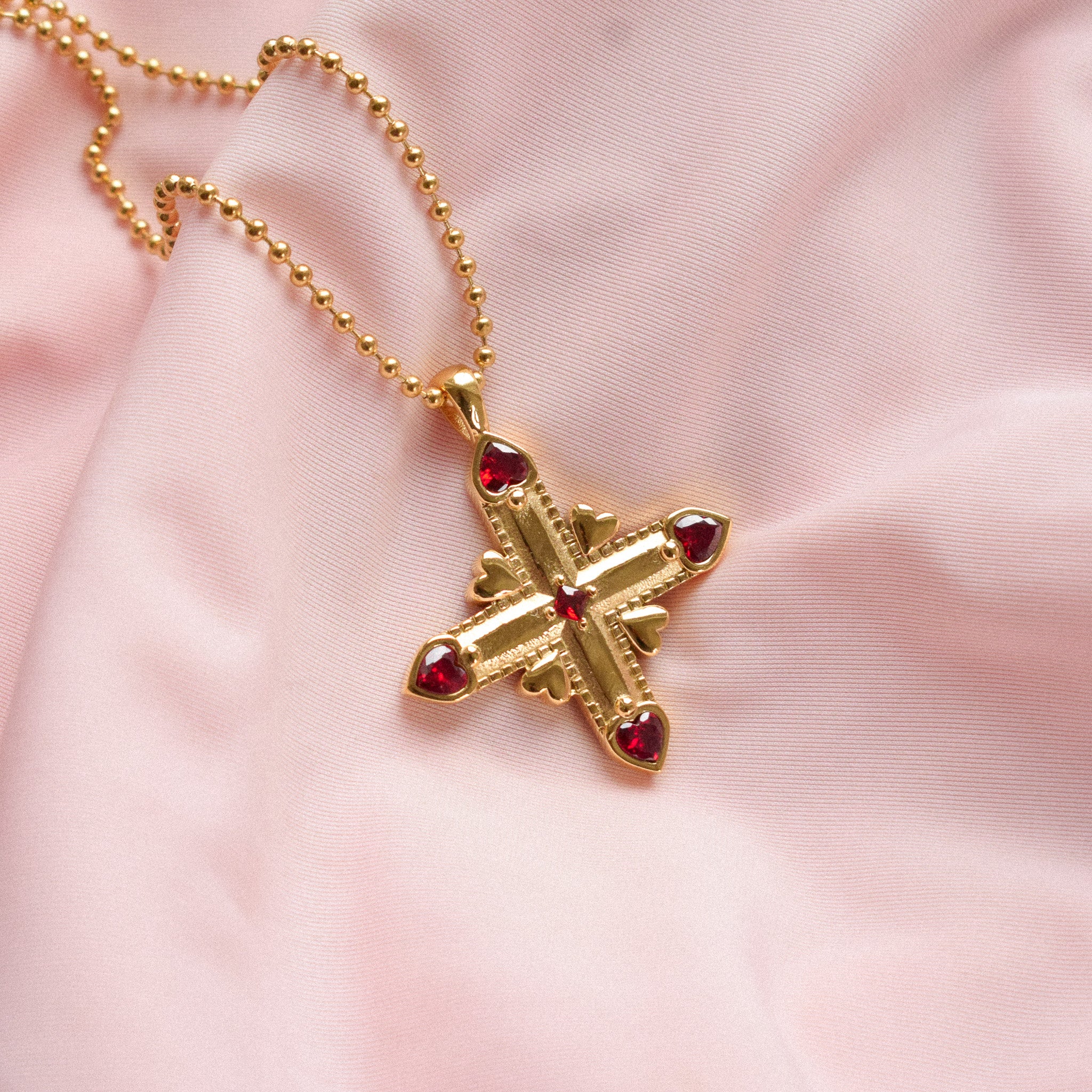 “Love” Cross Necklace