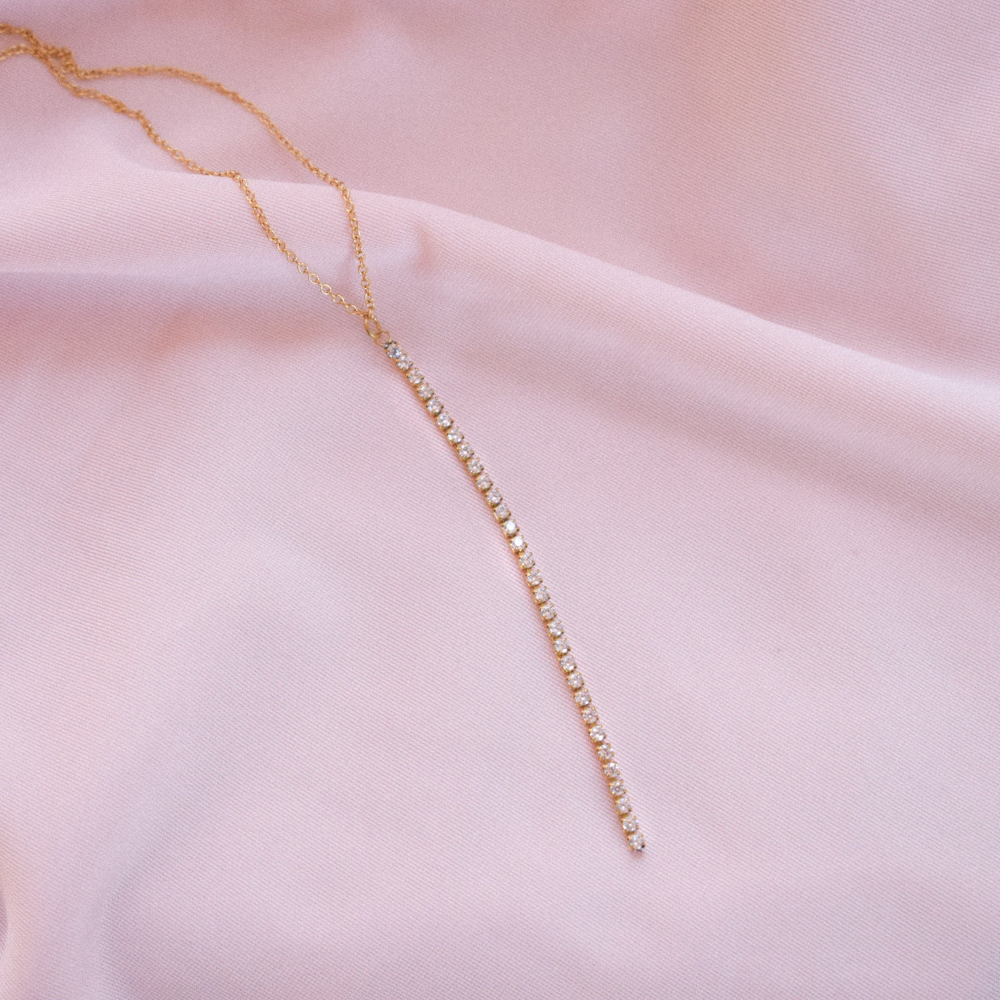 "Gizelle" Tennis Zirconia Necklace