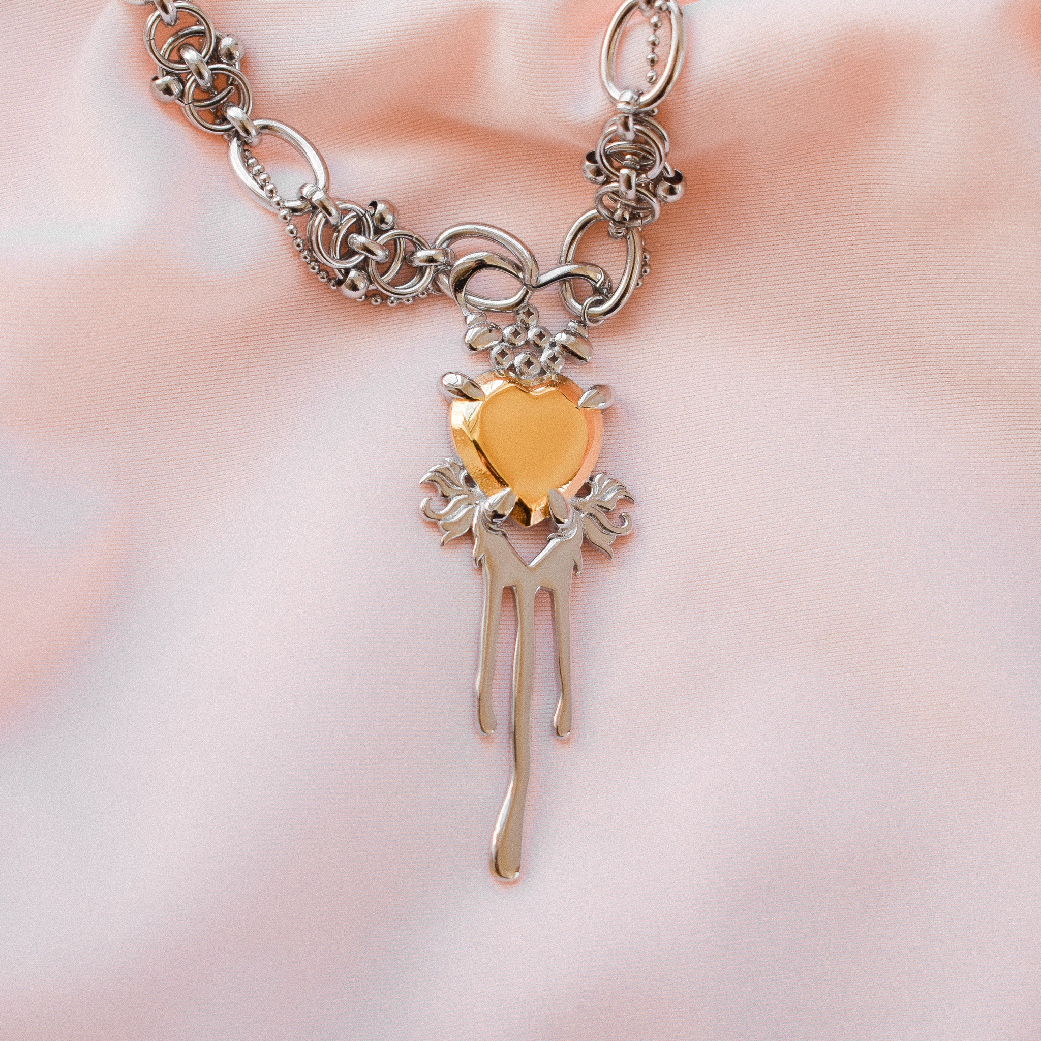 "Taylor" Future Romance Heart Necklace