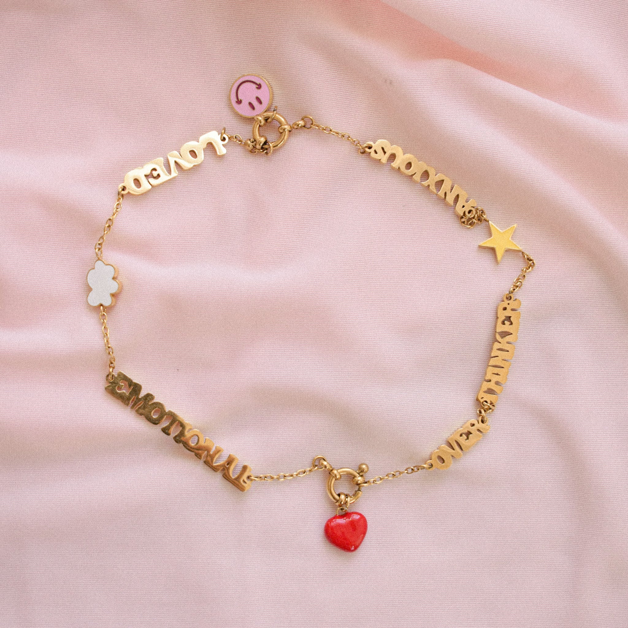 "Overthinker" Rotating Necklace