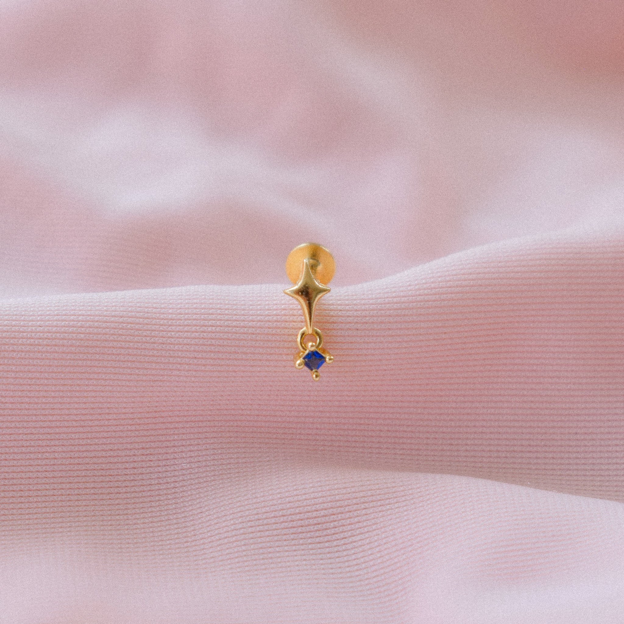 “Twilight” Tiny Dangle Star Earring