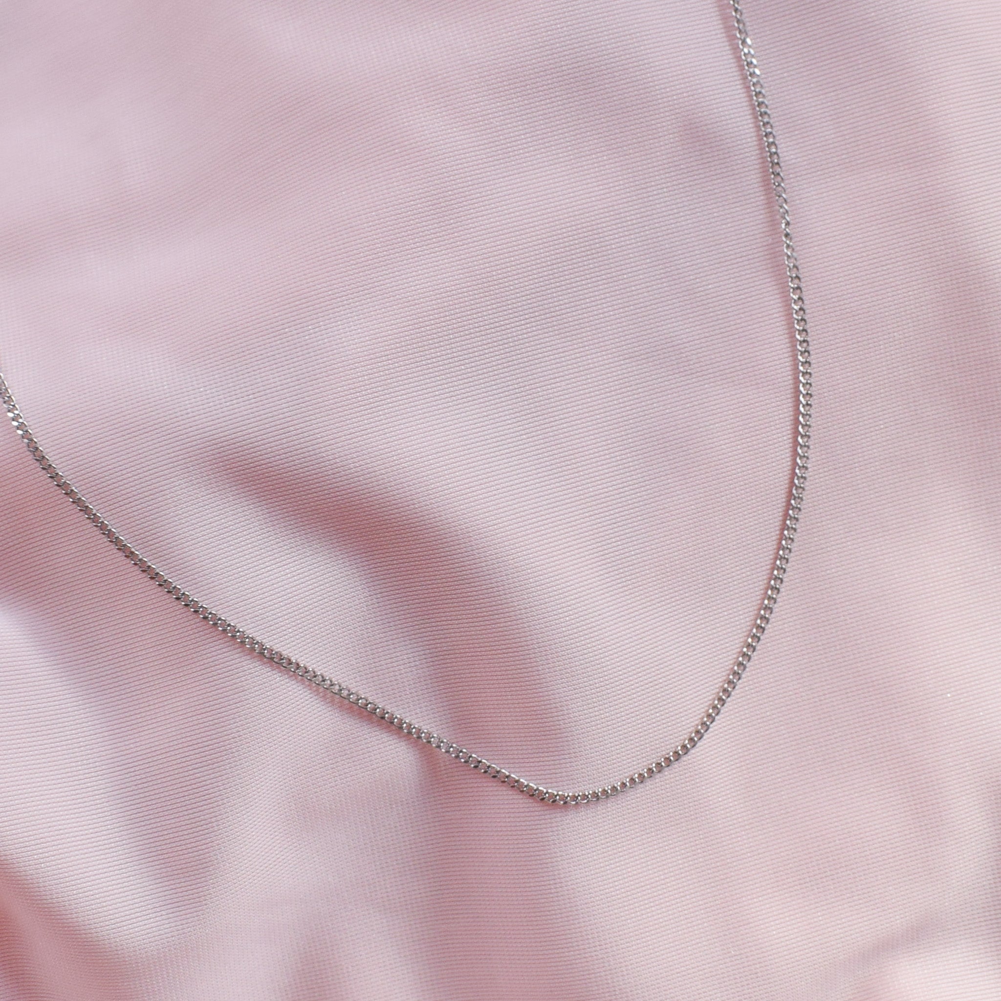 Silver Curb Chain