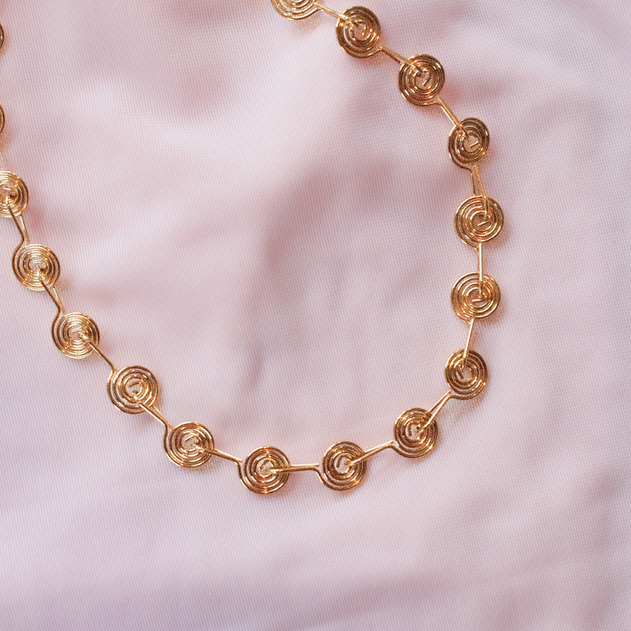 "Alma" Spiral Necklace