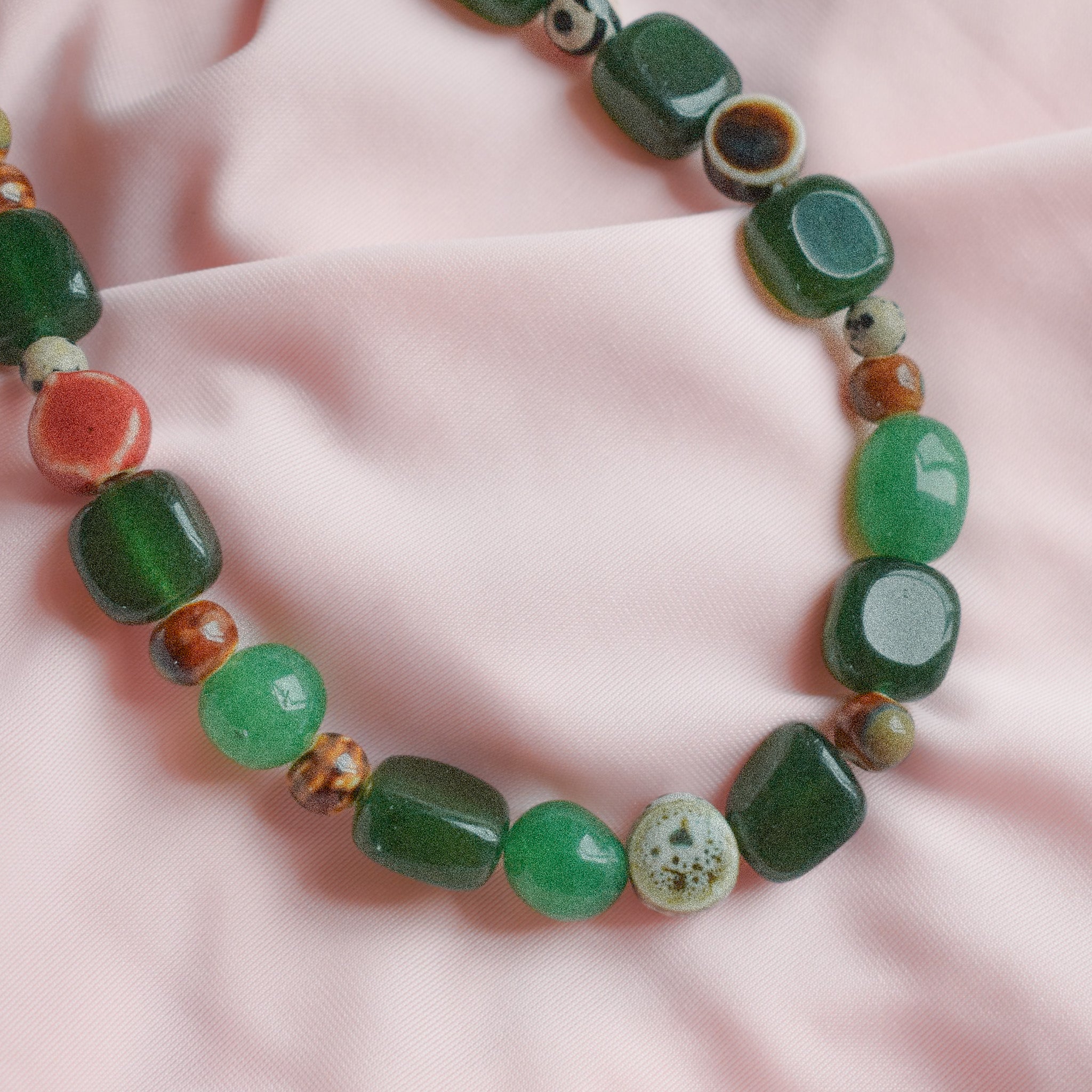 "Judith" Chunky Beaded Necklace