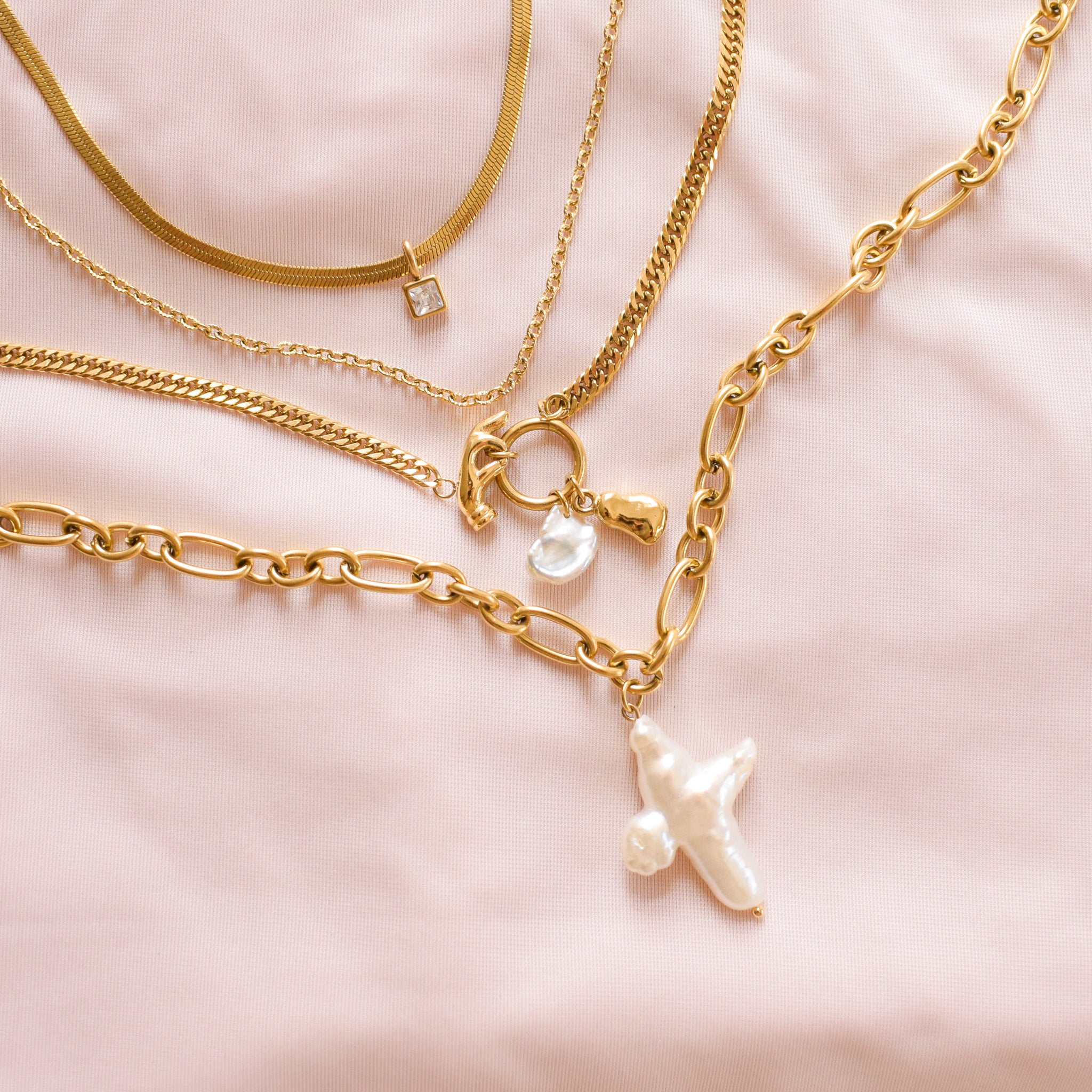 "Cassandra" Necklace Stack
