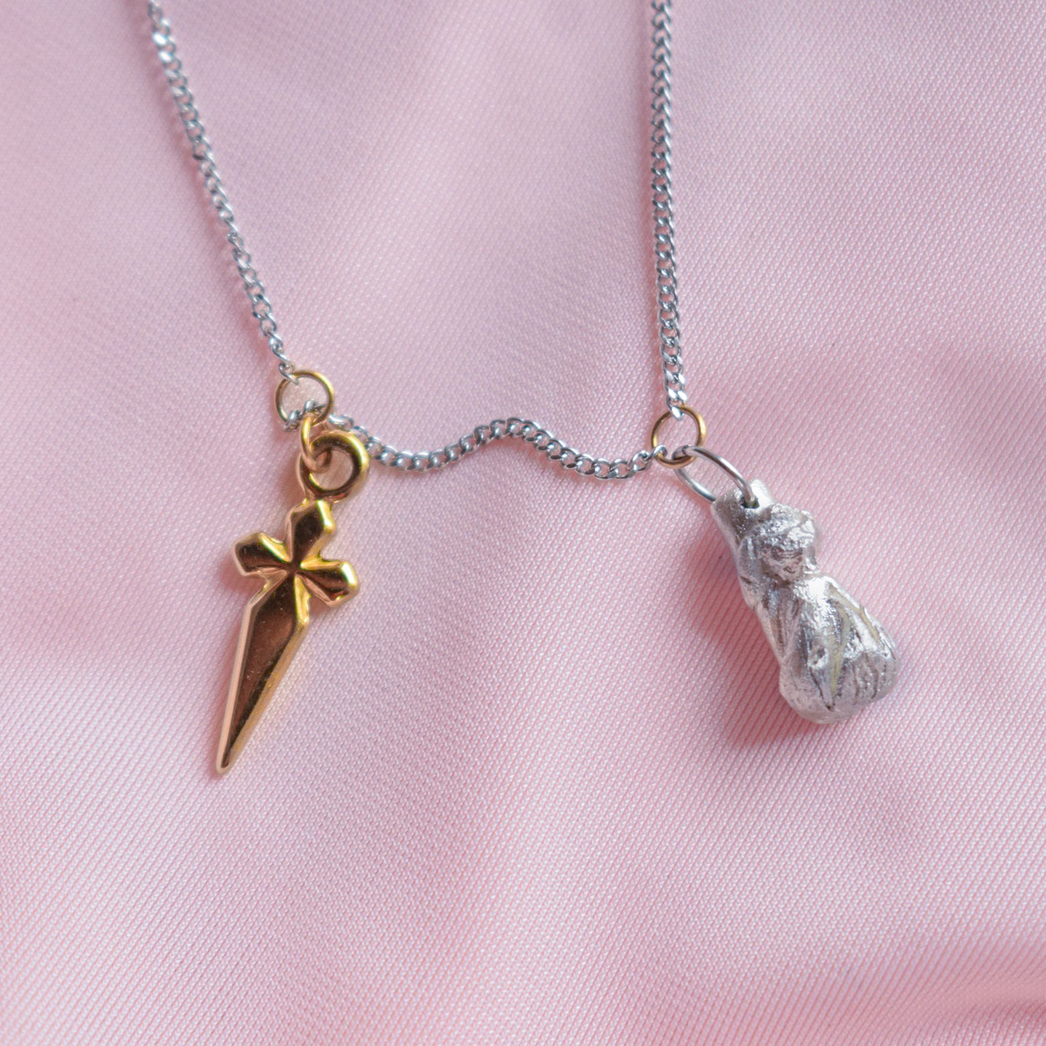 "A Woman Scorned" Charm Necklace