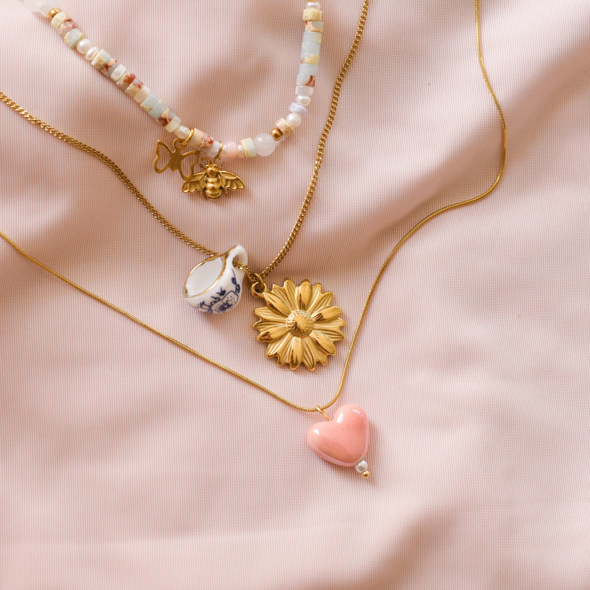 "Picnic" Necklace Stack