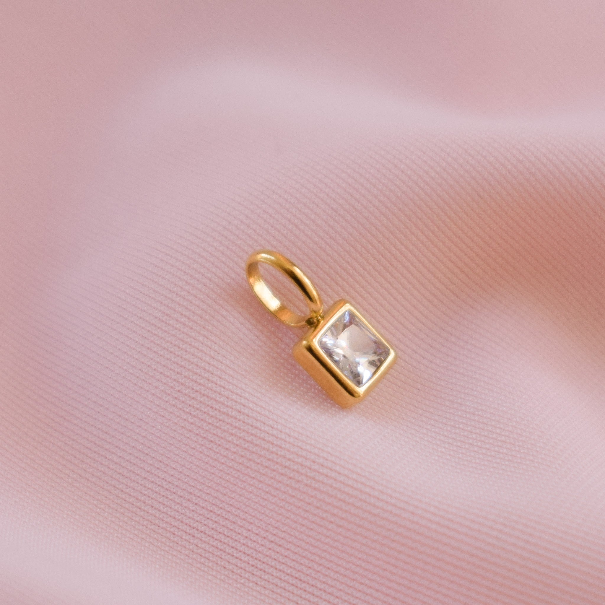 Cubic Zirconia Charm