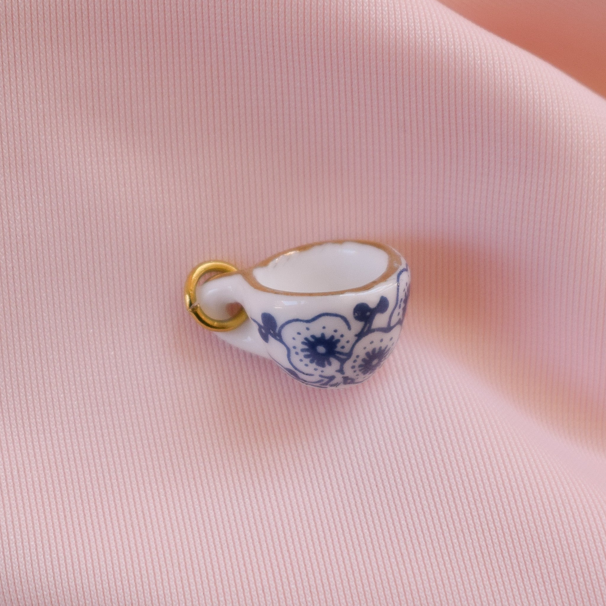 Floral Teacup Charm