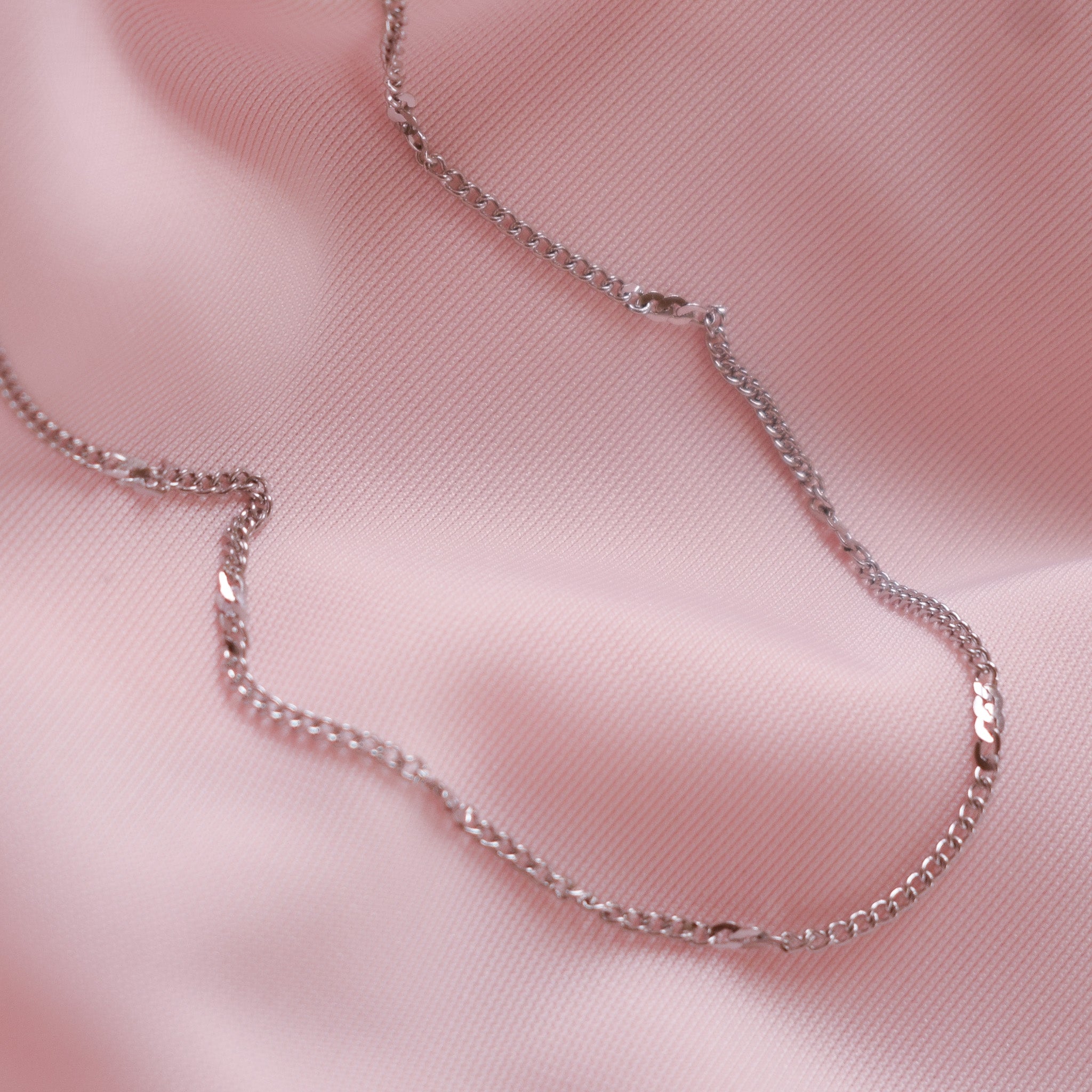 Silver Curb Chain