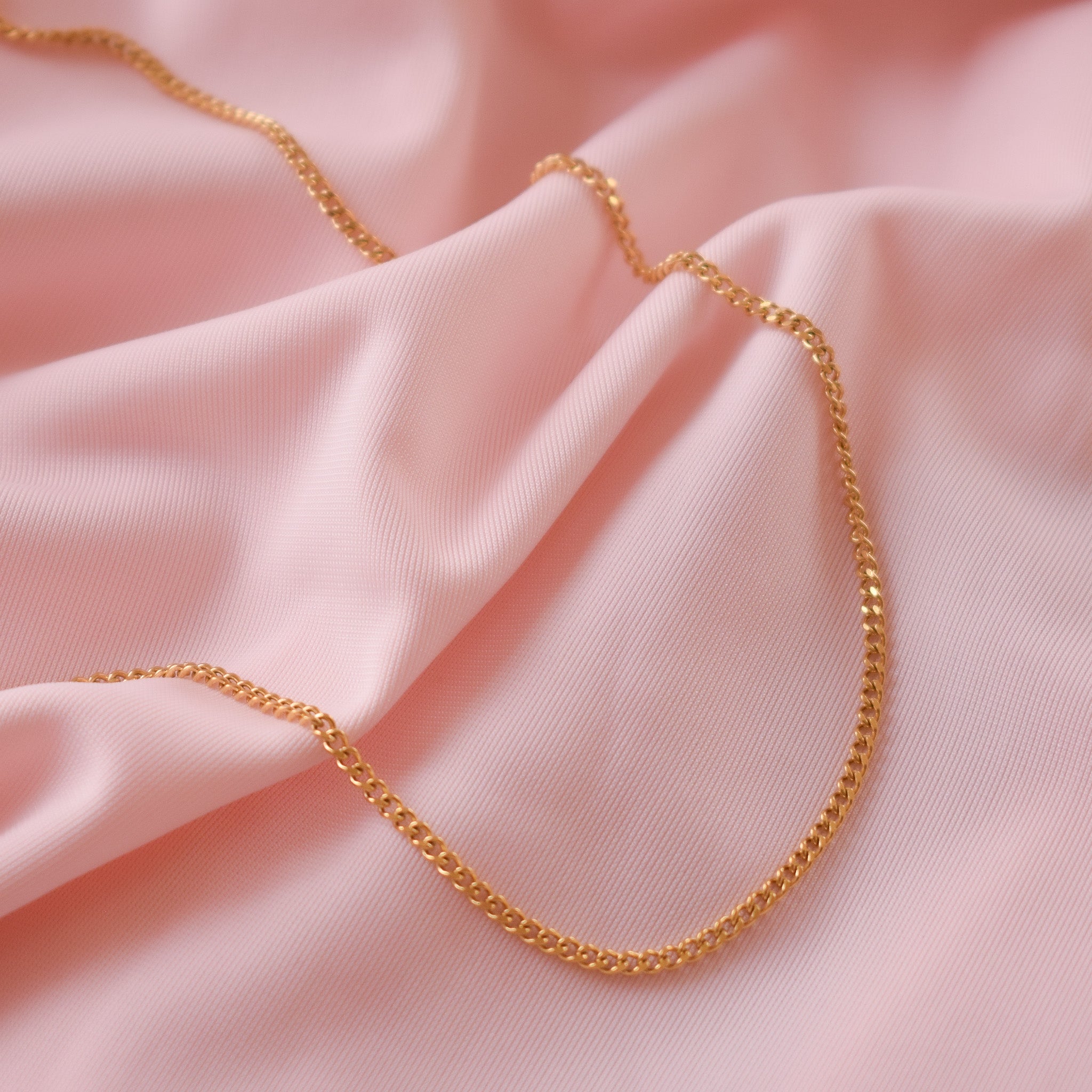 Gold Curb Chain