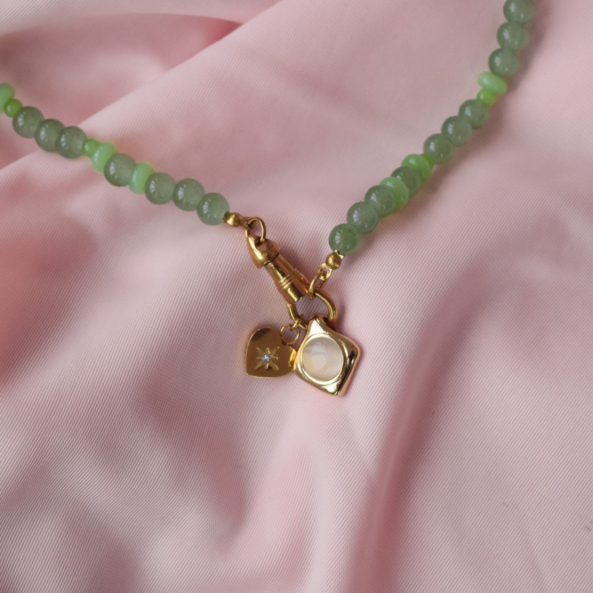 "Ivy" Adjustable Stone Necklace