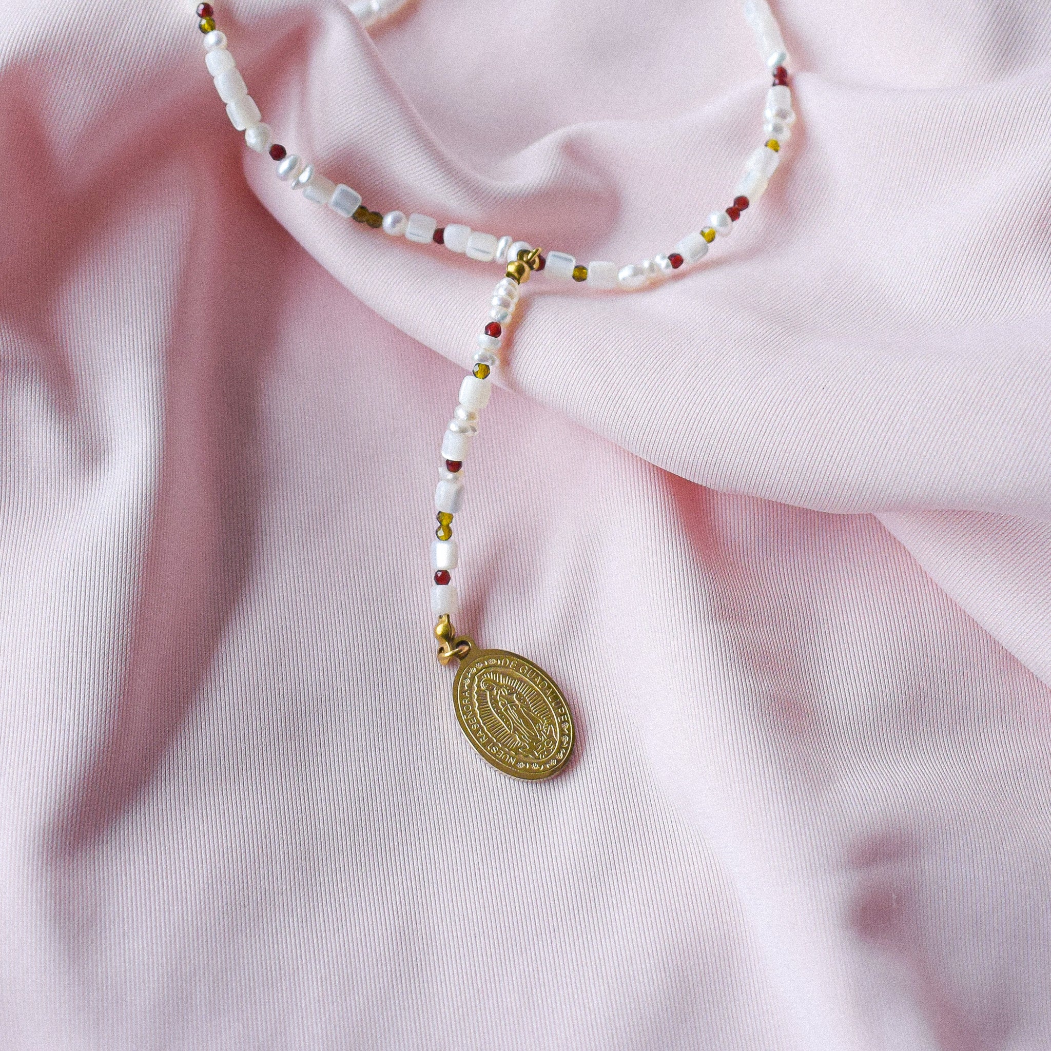 "Caroline" Pearl Lariat Necklace