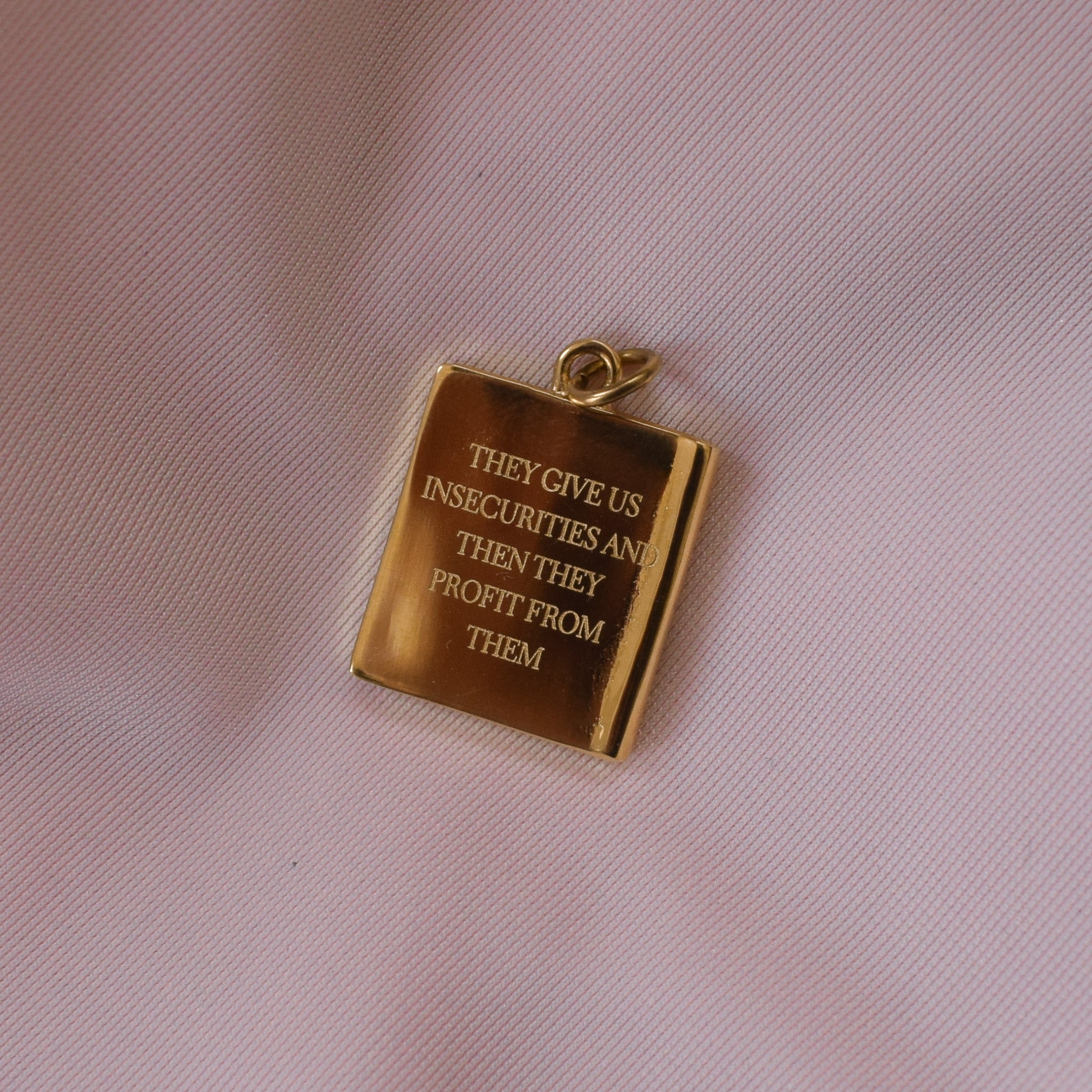 Engraved Book Charm