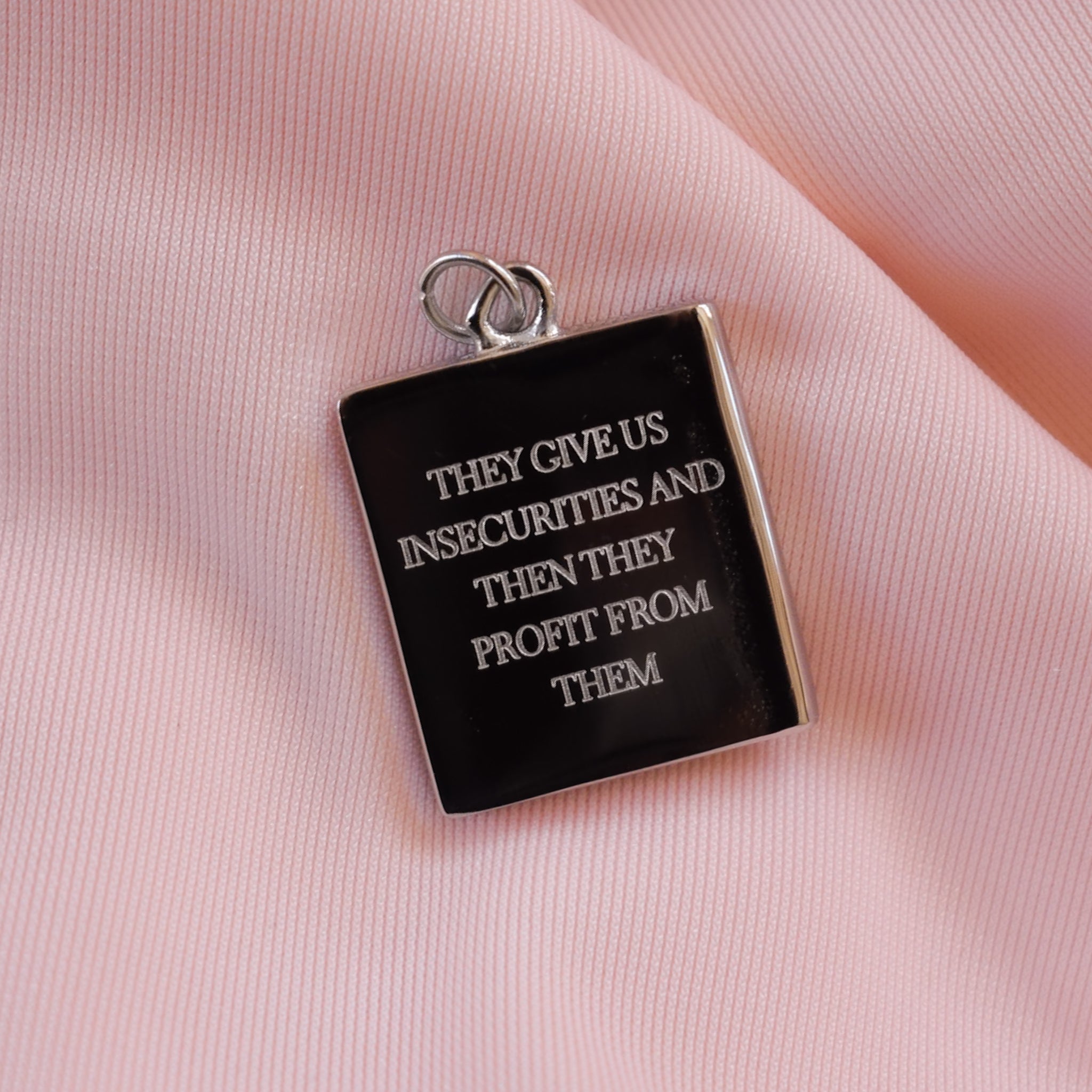 Engraved Book Charm