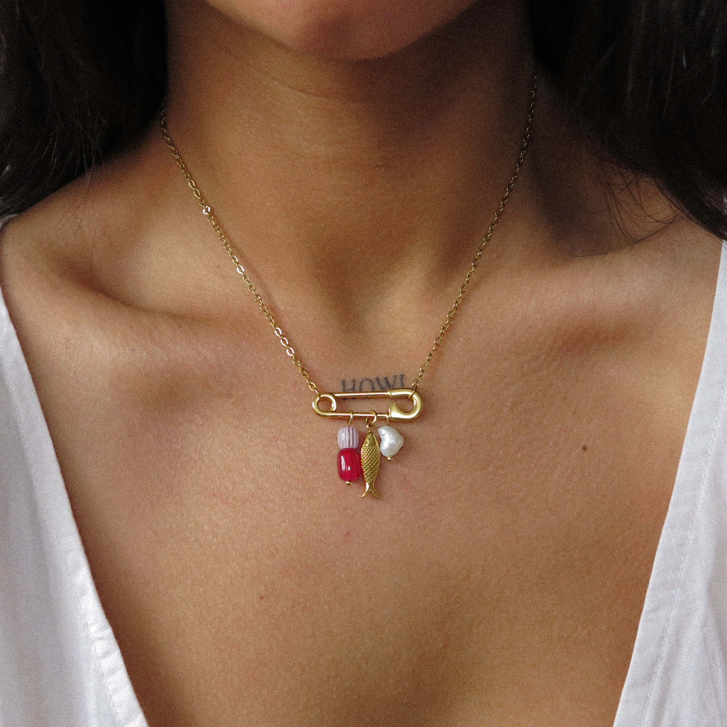 "Minnow" Paperclip Necklace