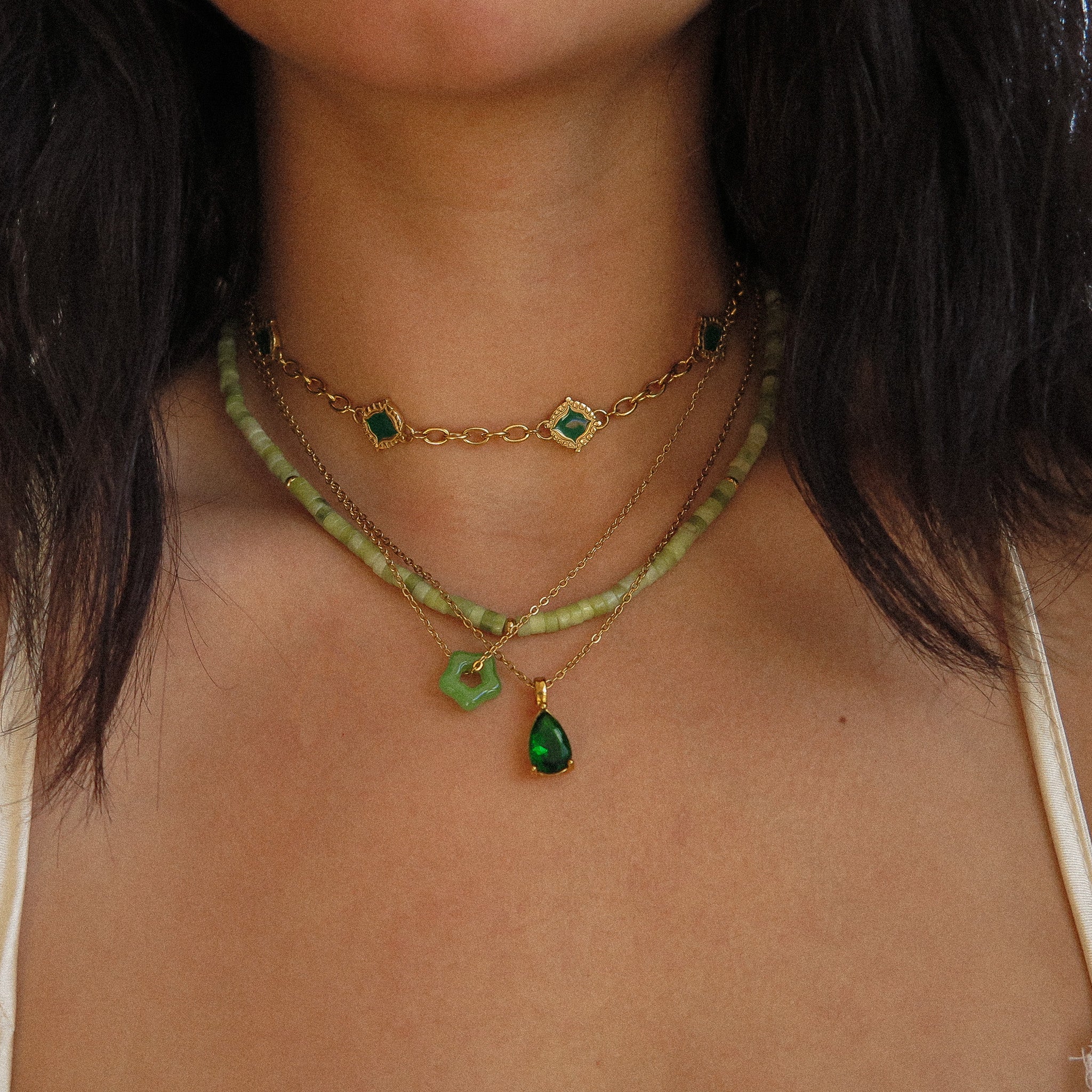 “Shay” Natural Stone Necklace
