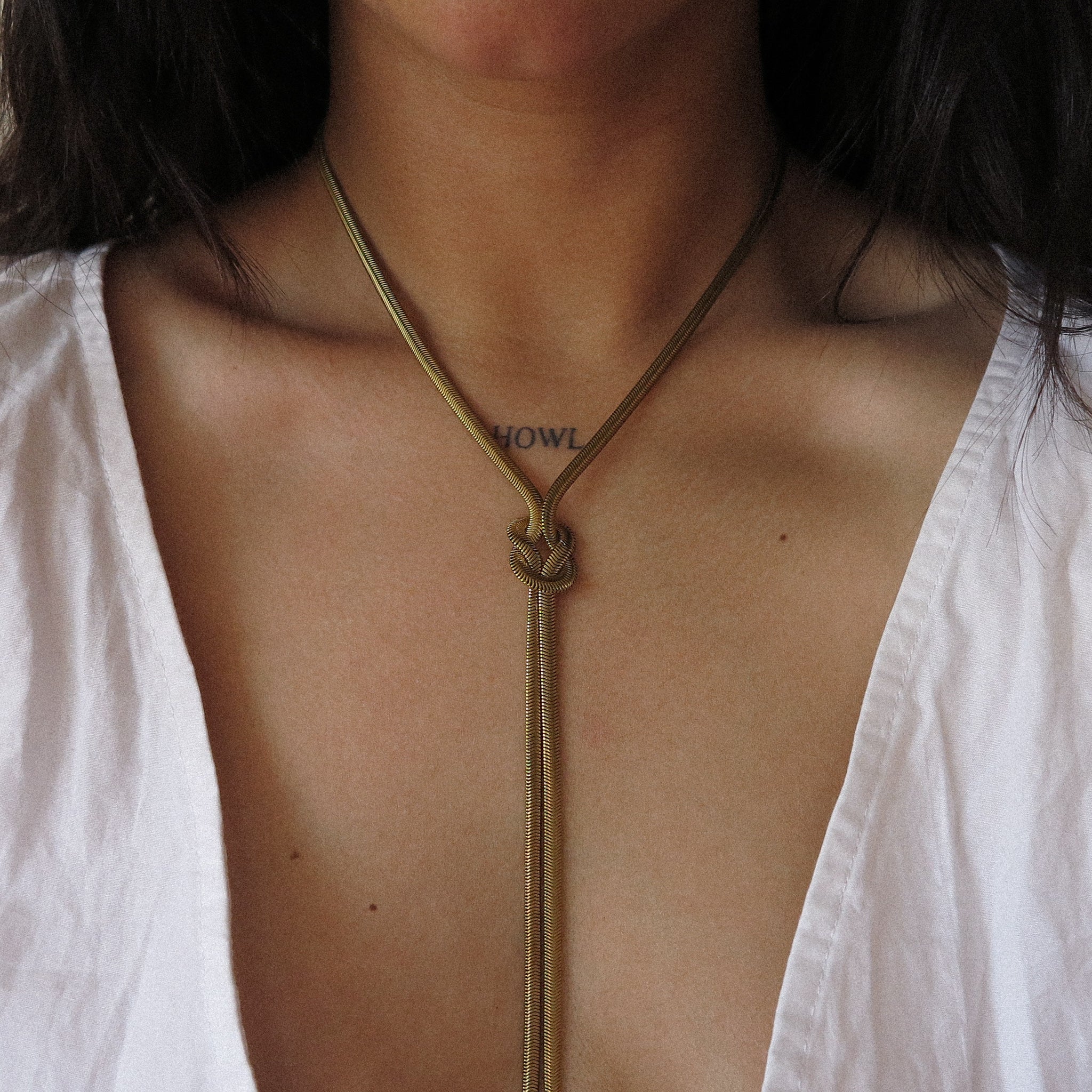 "Aurelia” Knot Necklace