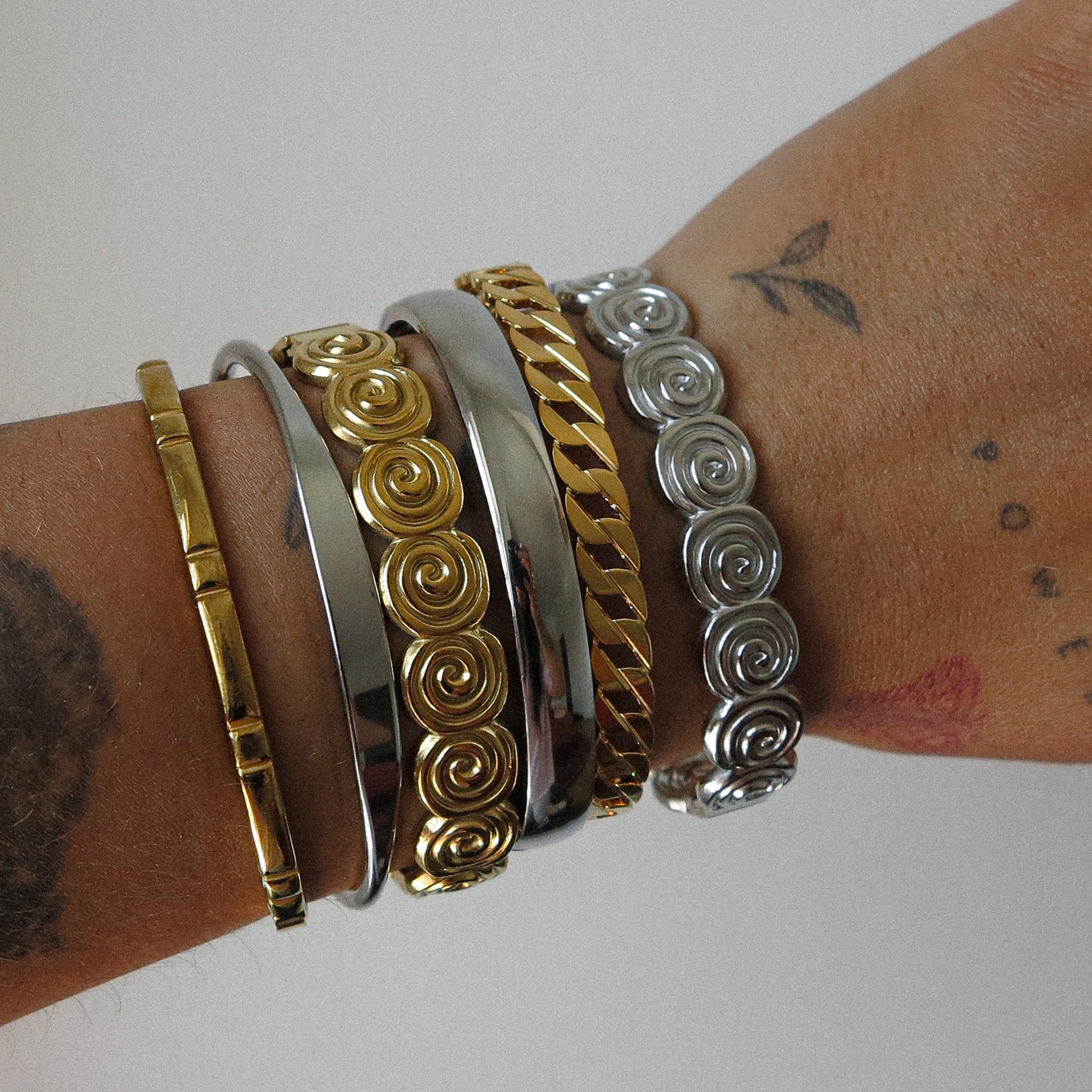 "Dora" Steel Bangle