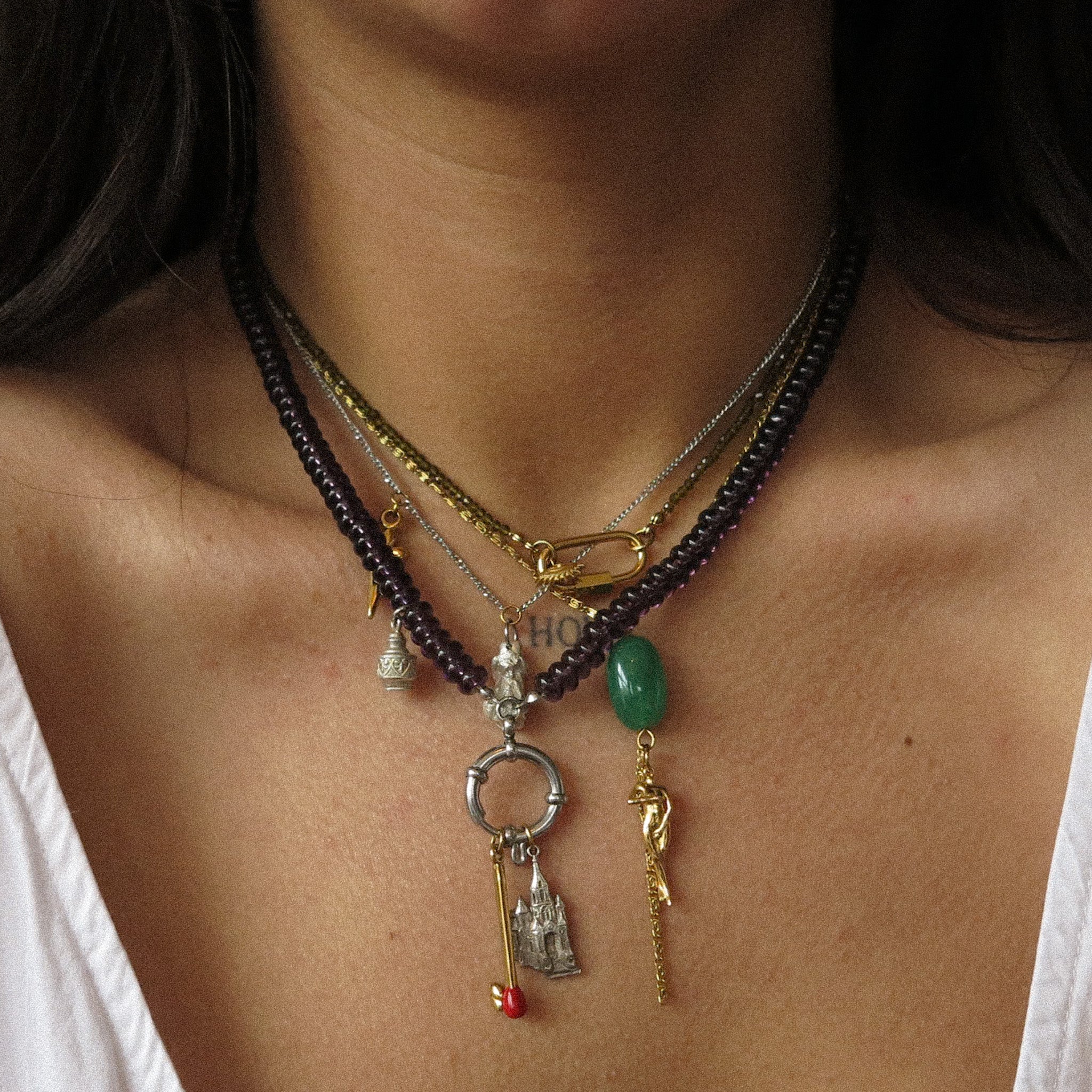 "A Woman Scorned" Charm Necklace