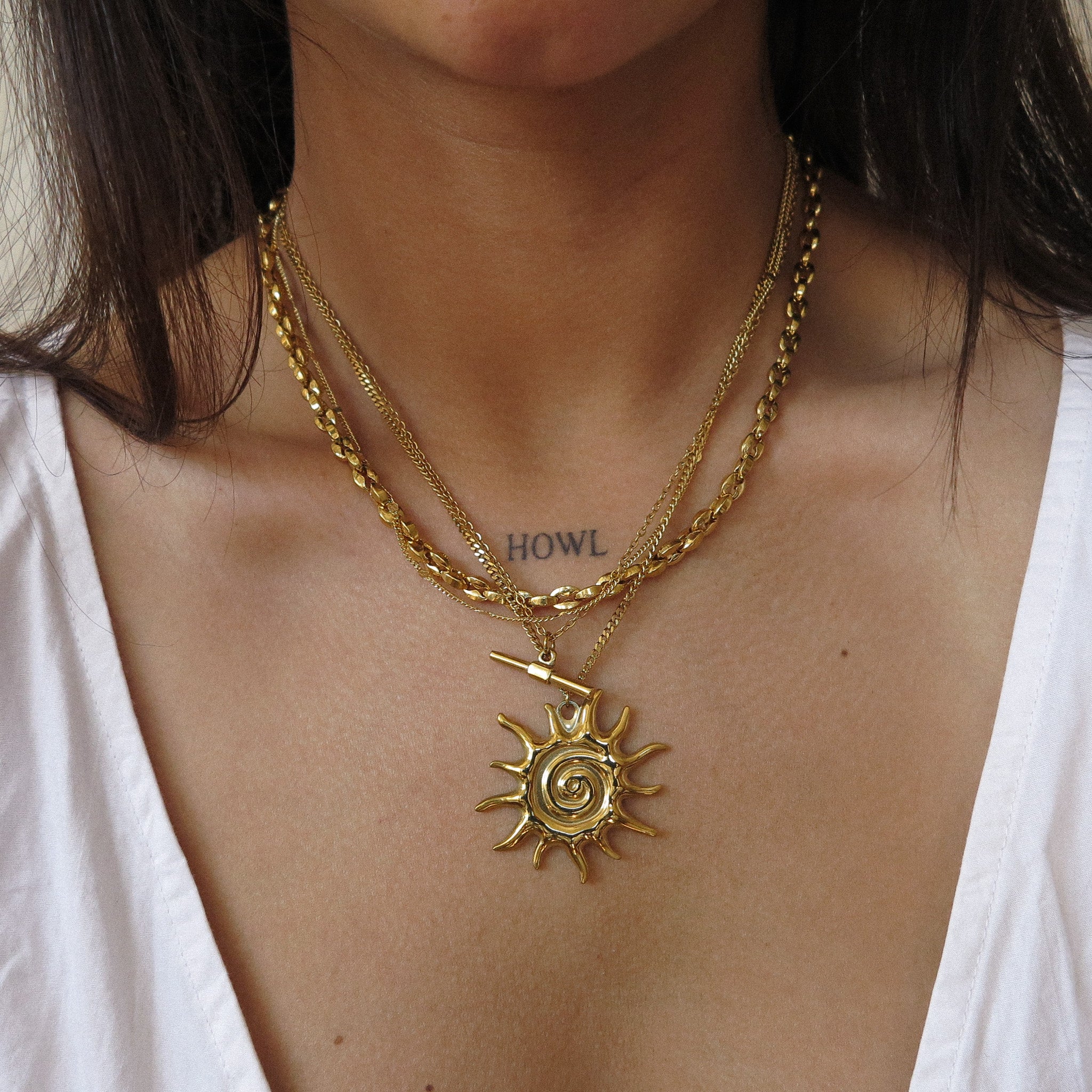 "Golden Hour" Necklace Stack